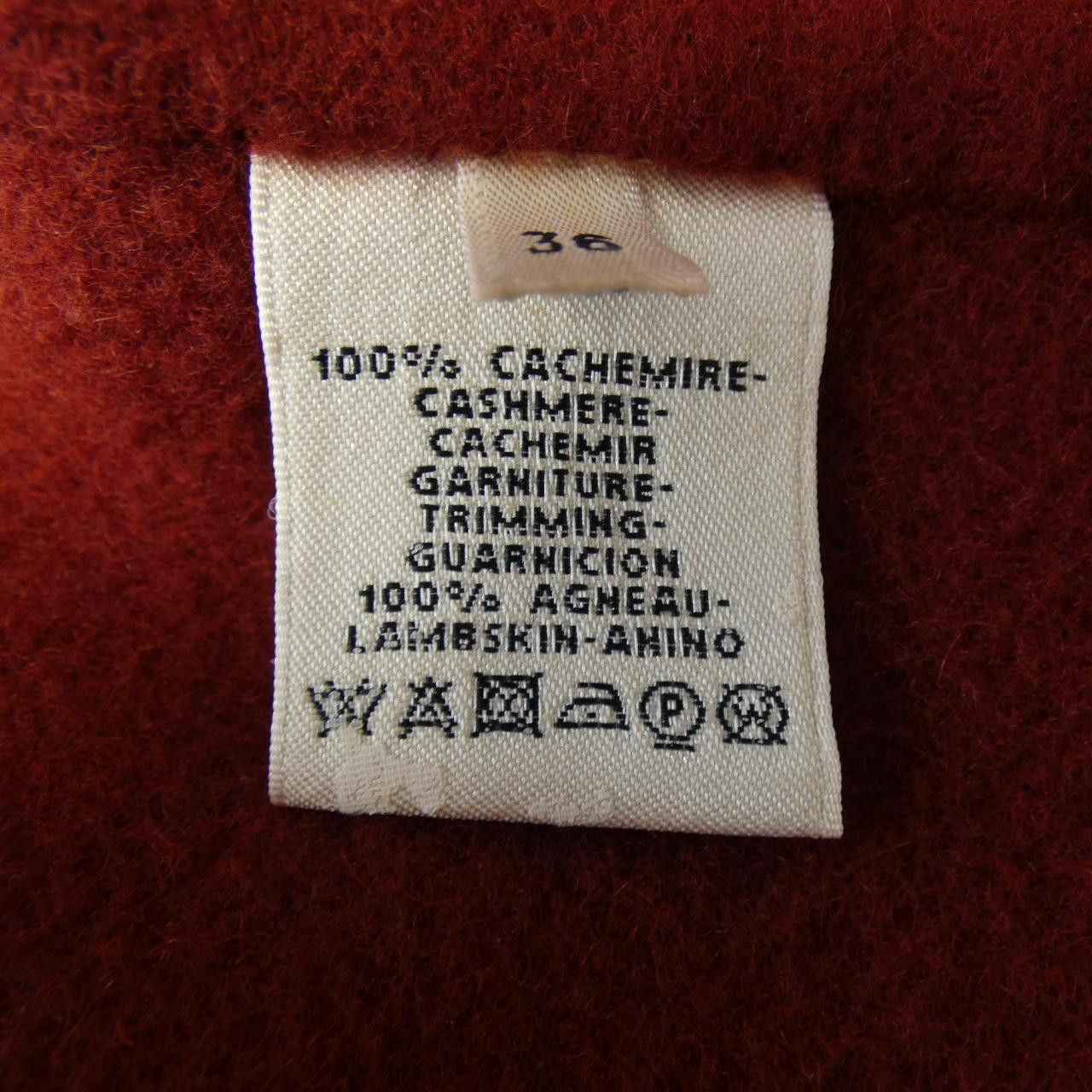 Hermes Hermes Hermès36 Cashmere Coat Textile Outerwear DUTY FREE for USA Size ONE SIZE - 3 Thumbnail
