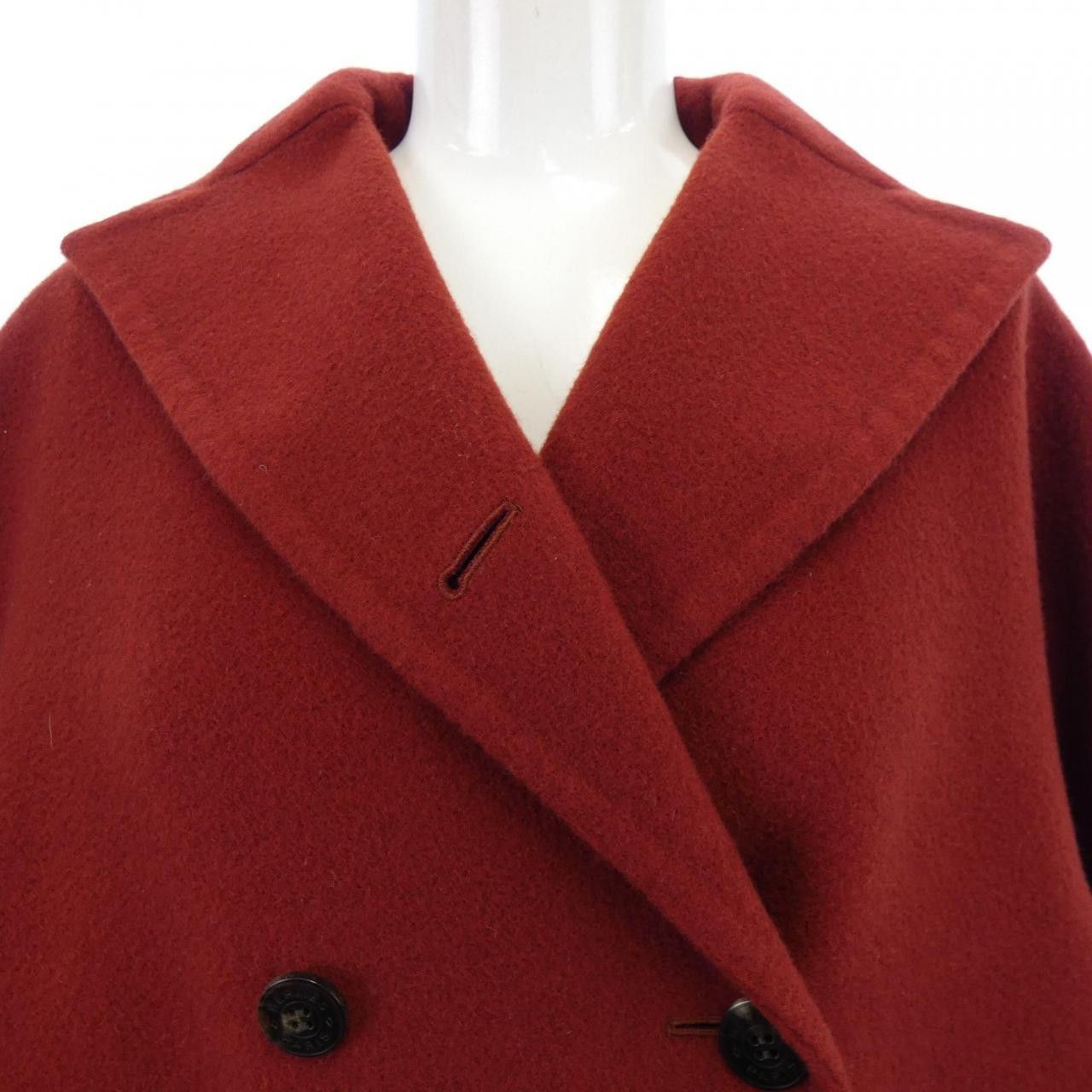 Hermes Hermes Hermès36 Cashmere Coat Textile Outerwear DUTY FREE for USA Size ONE SIZE - 5 Thumbnail