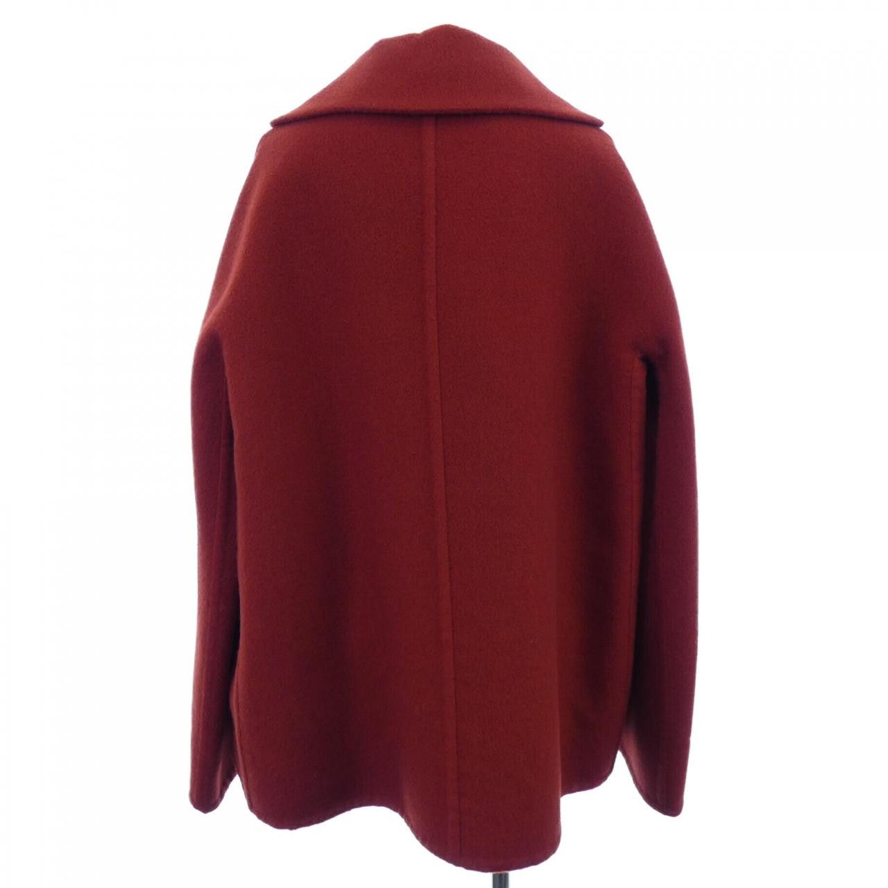Hermes Hermes Hermès36 Cashmere Coat Textile Outerwear DUTY FREE for USA Size ONE SIZE - 2 Thumbnail