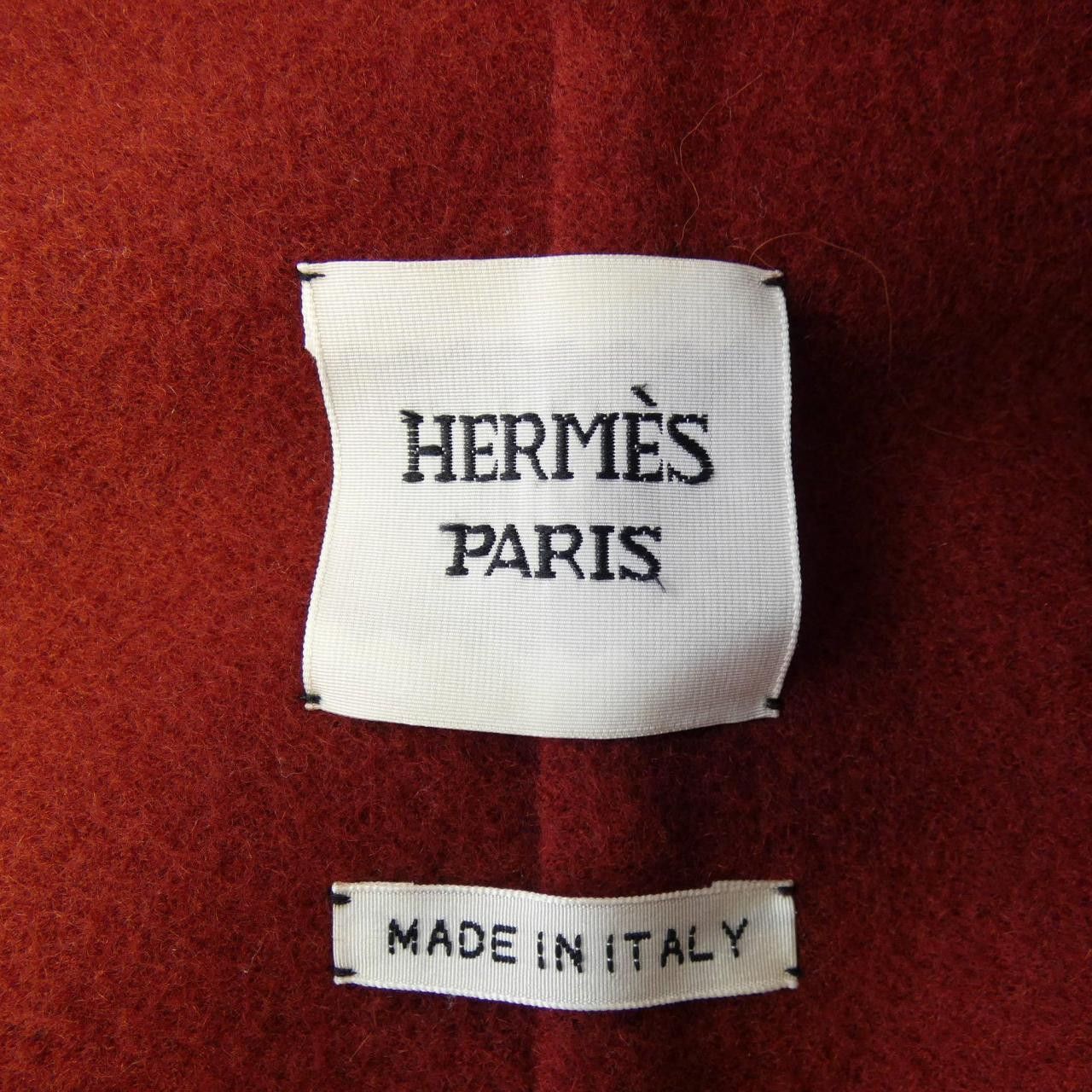 Hermes Hermes Hermès36 Cashmere Coat Textile Outerwear DUTY FREE for USA Size ONE SIZE - 4 Thumbnail
