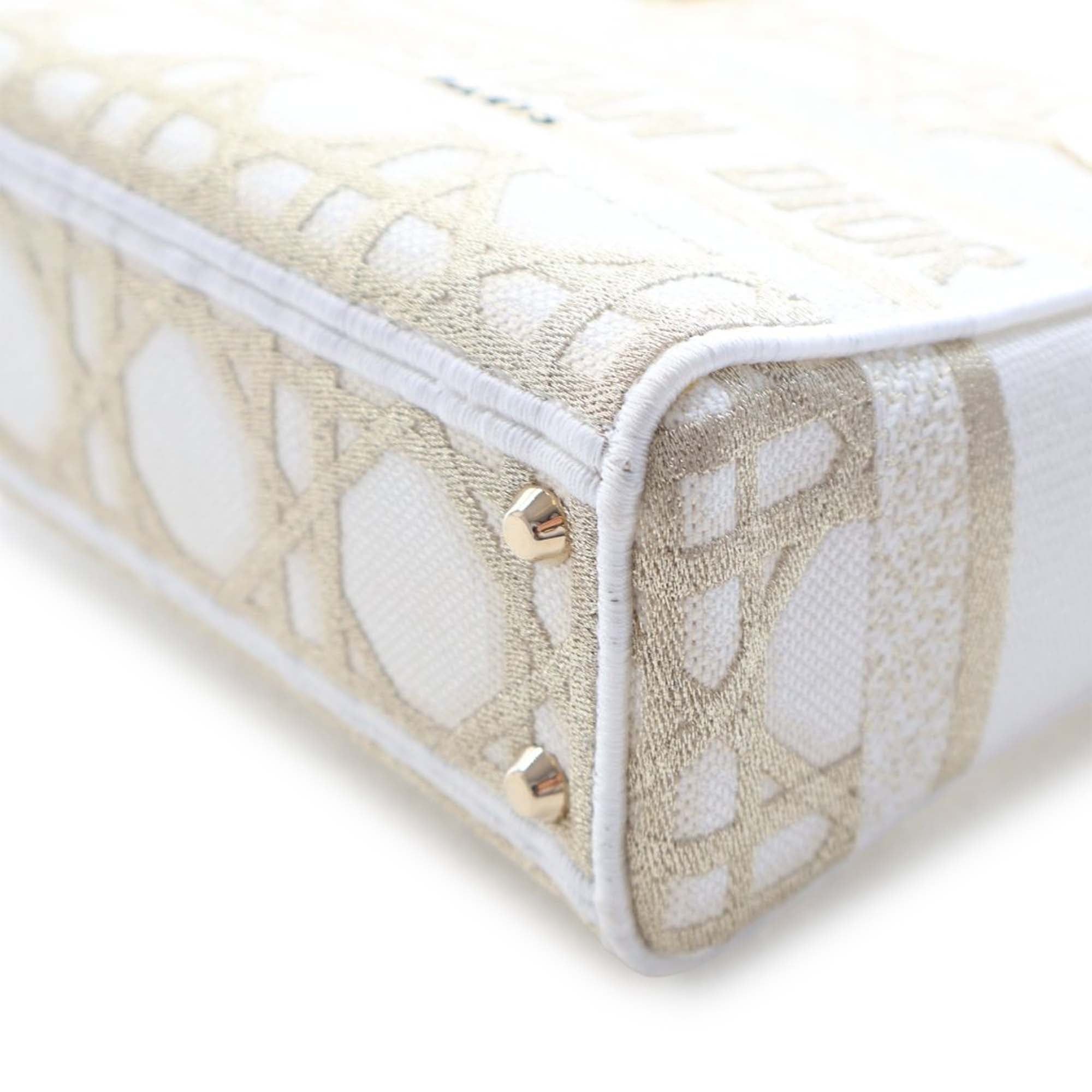Dior Mini Embroidered Canvas Cannage Lady D Lite Size ONE SIZE - 10 Thumbnail