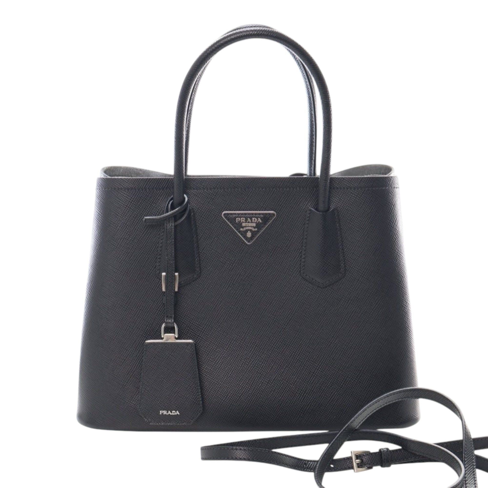 Prada Medium Saffiano Cuir Double Satchel Size ONE SIZE - 15 Thumbnail