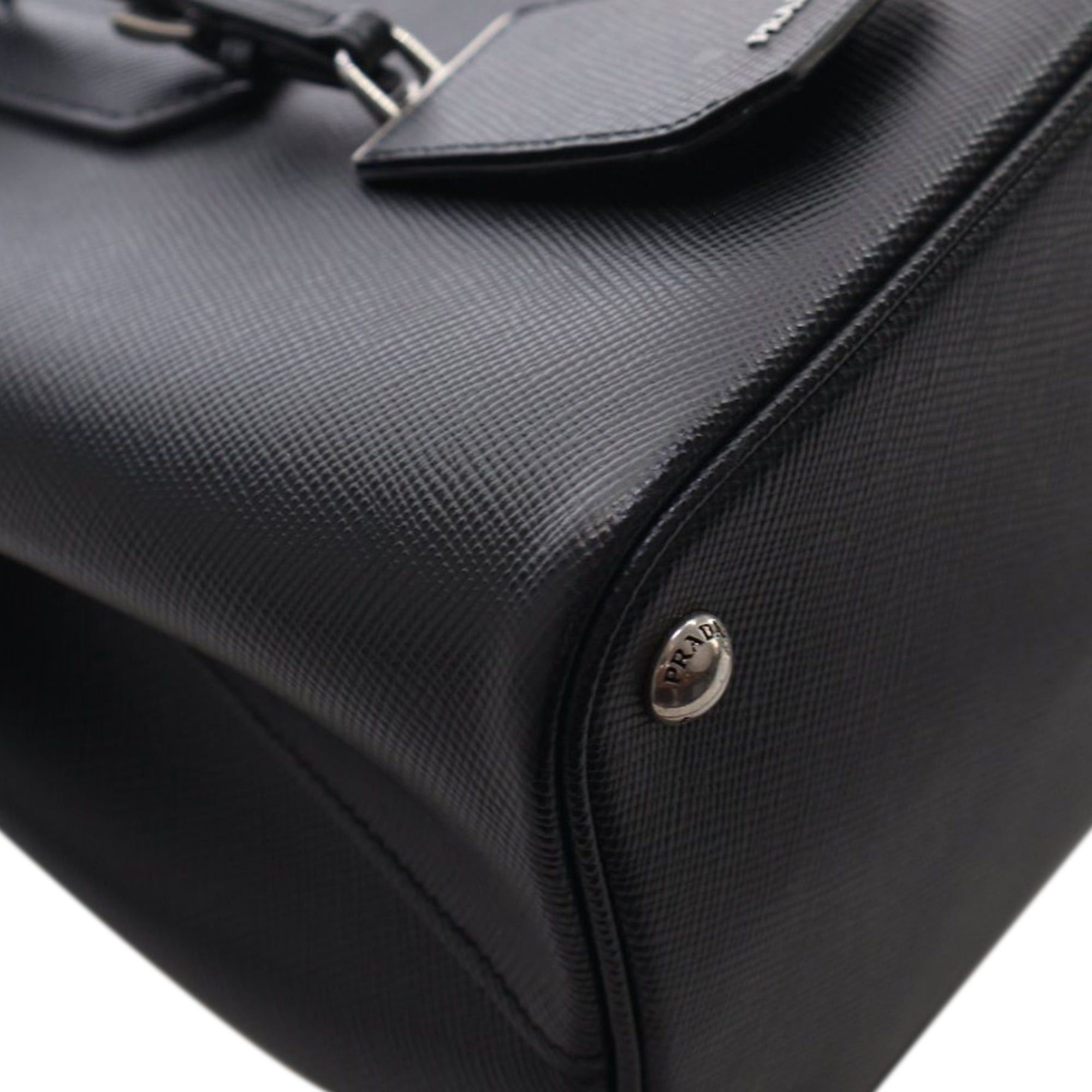 Prada Medium Saffiano Cuir Double Satchel Size ONE SIZE - 6 Thumbnail