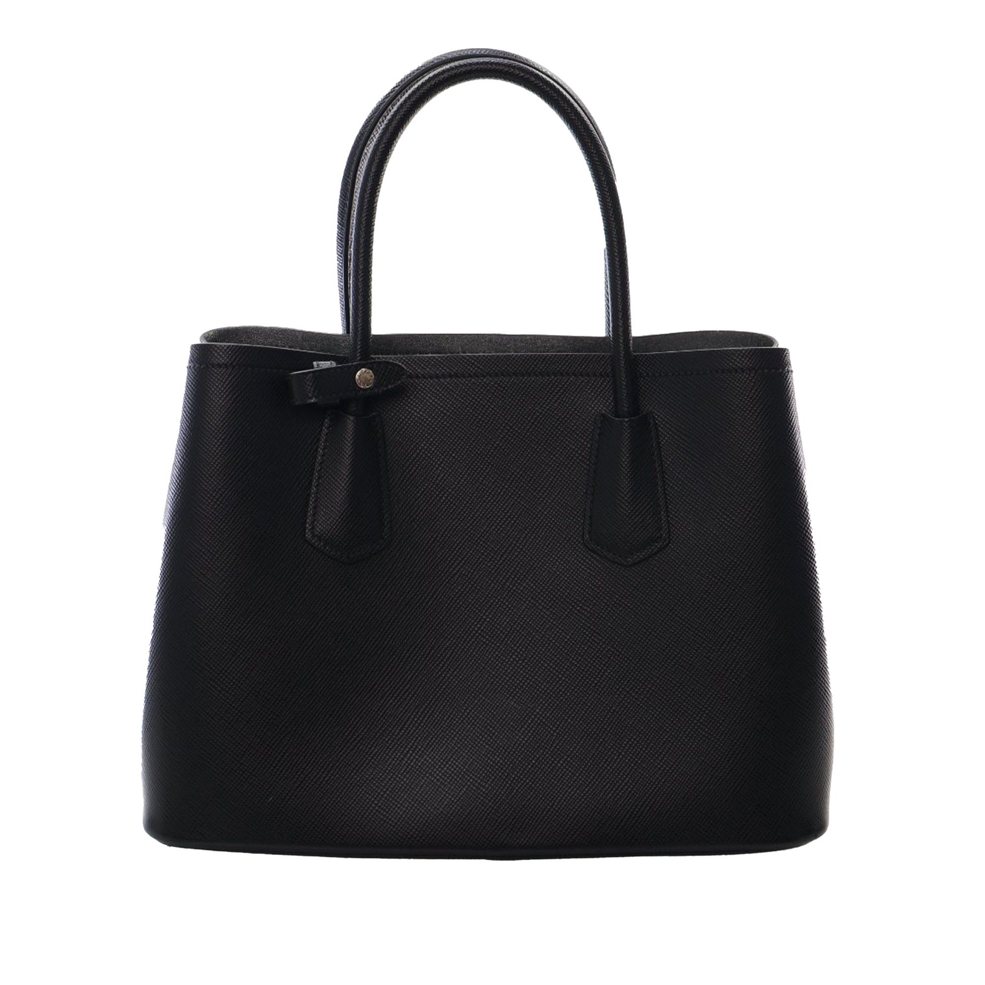 Prada Medium Saffiano Cuir Double Satchel Size ONE SIZE - 2 Thumbnail