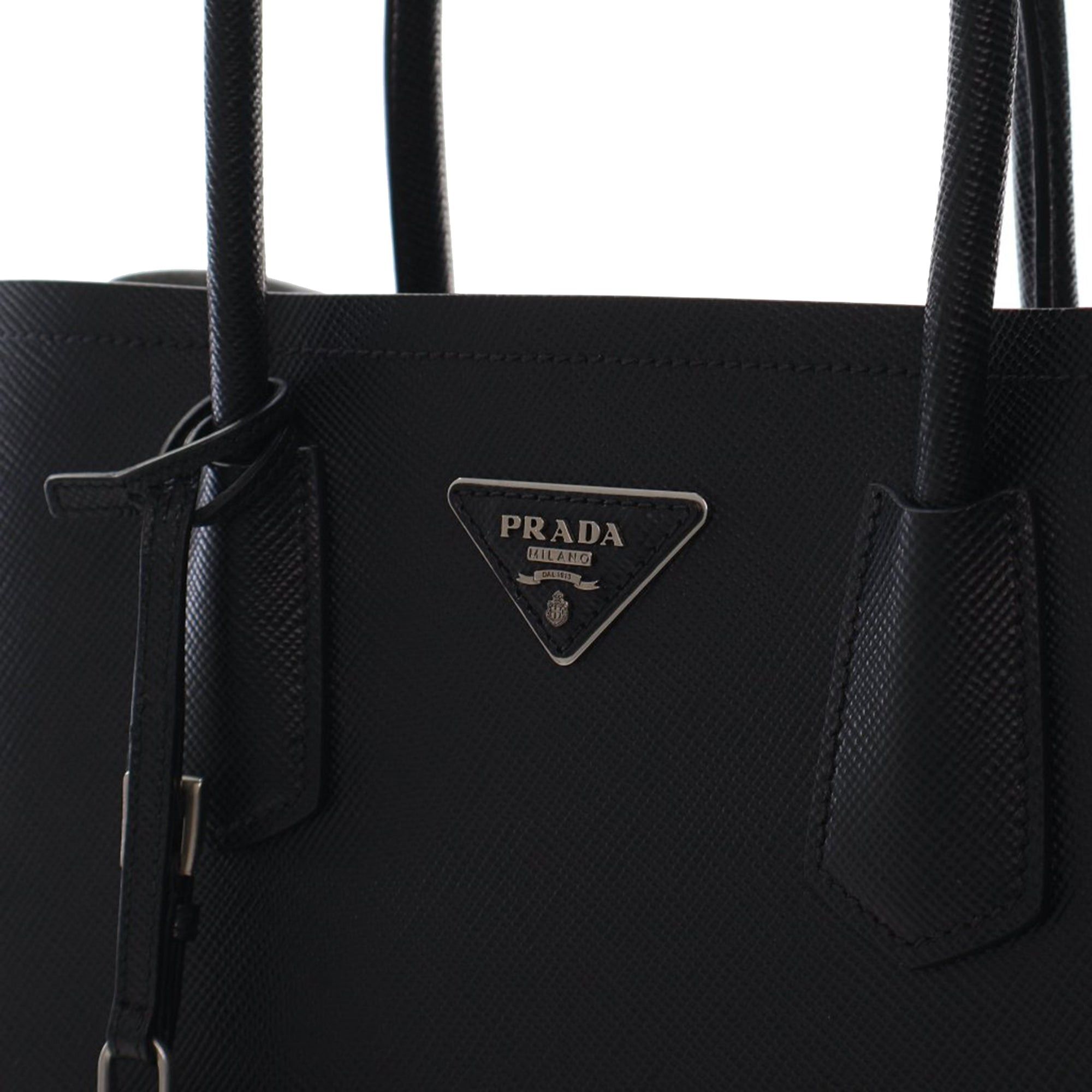 Prada Medium Saffiano Cuir Double Satchel Size ONE SIZE - 5 Thumbnail