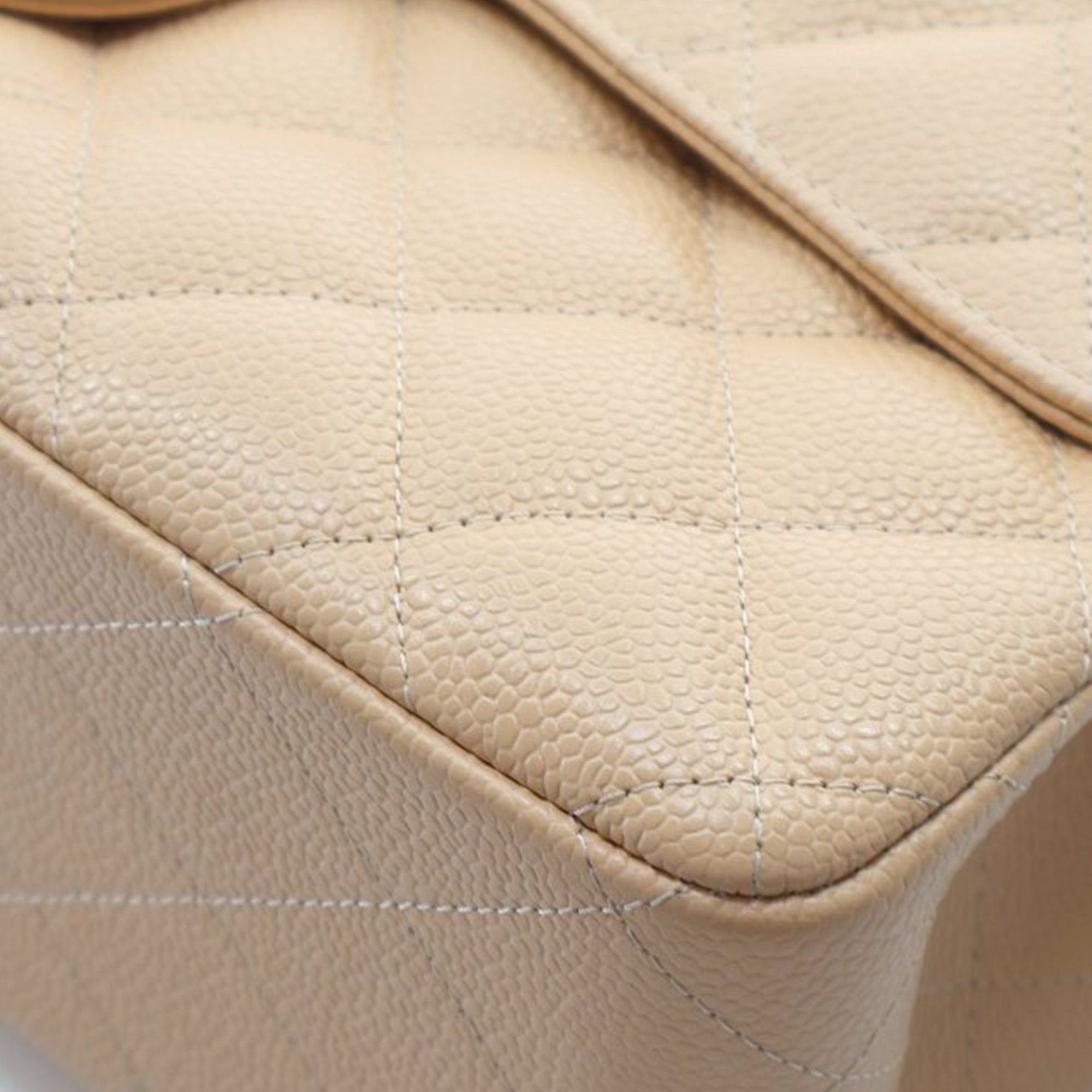 Chanel Jumbo Classic Caviar Double Flap Size ONE SIZE - 9 Thumbnail