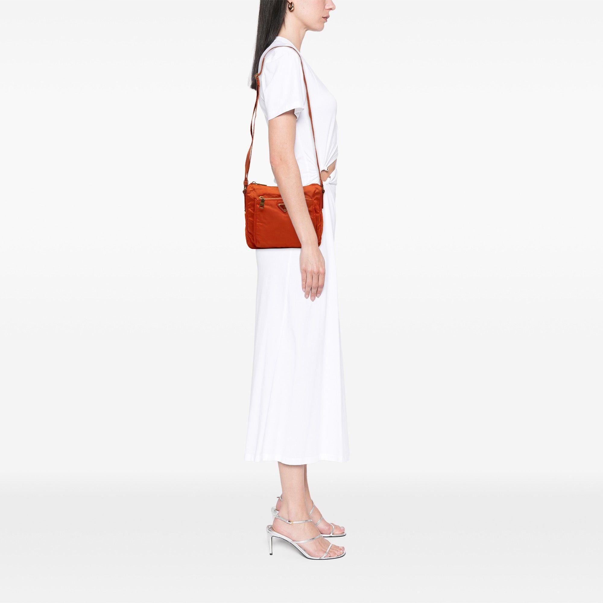 Prada Tessuto Zip Top Crossbody Size ONE SIZE - 13 Thumbnail