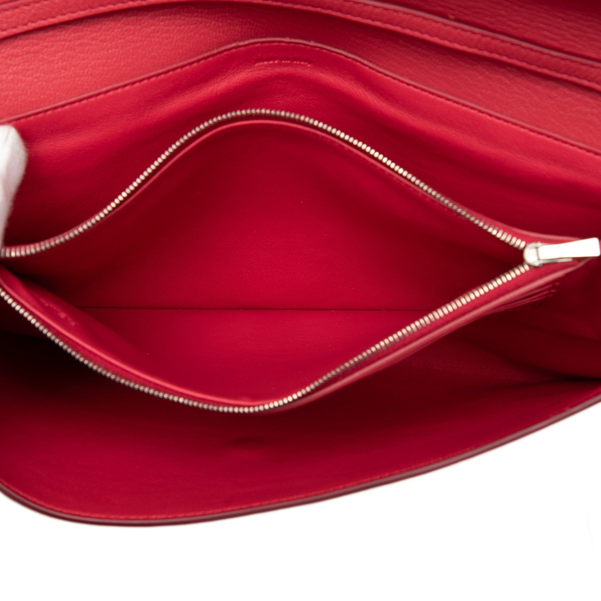 Celine Leather Folded Clutch On Strap Size ONE SIZE - 4 Thumbnail