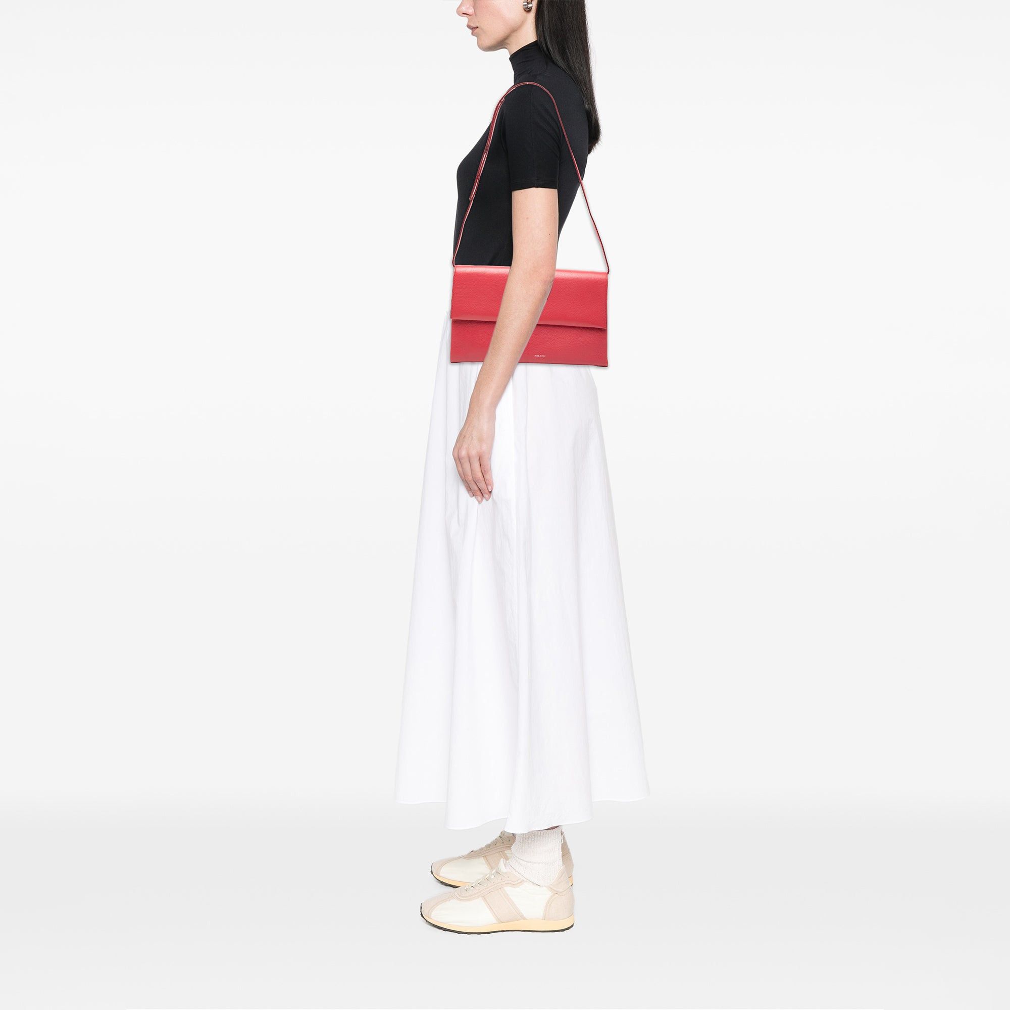 Celine Leather Folded Clutch On Strap Size ONE SIZE - 7 Thumbnail
