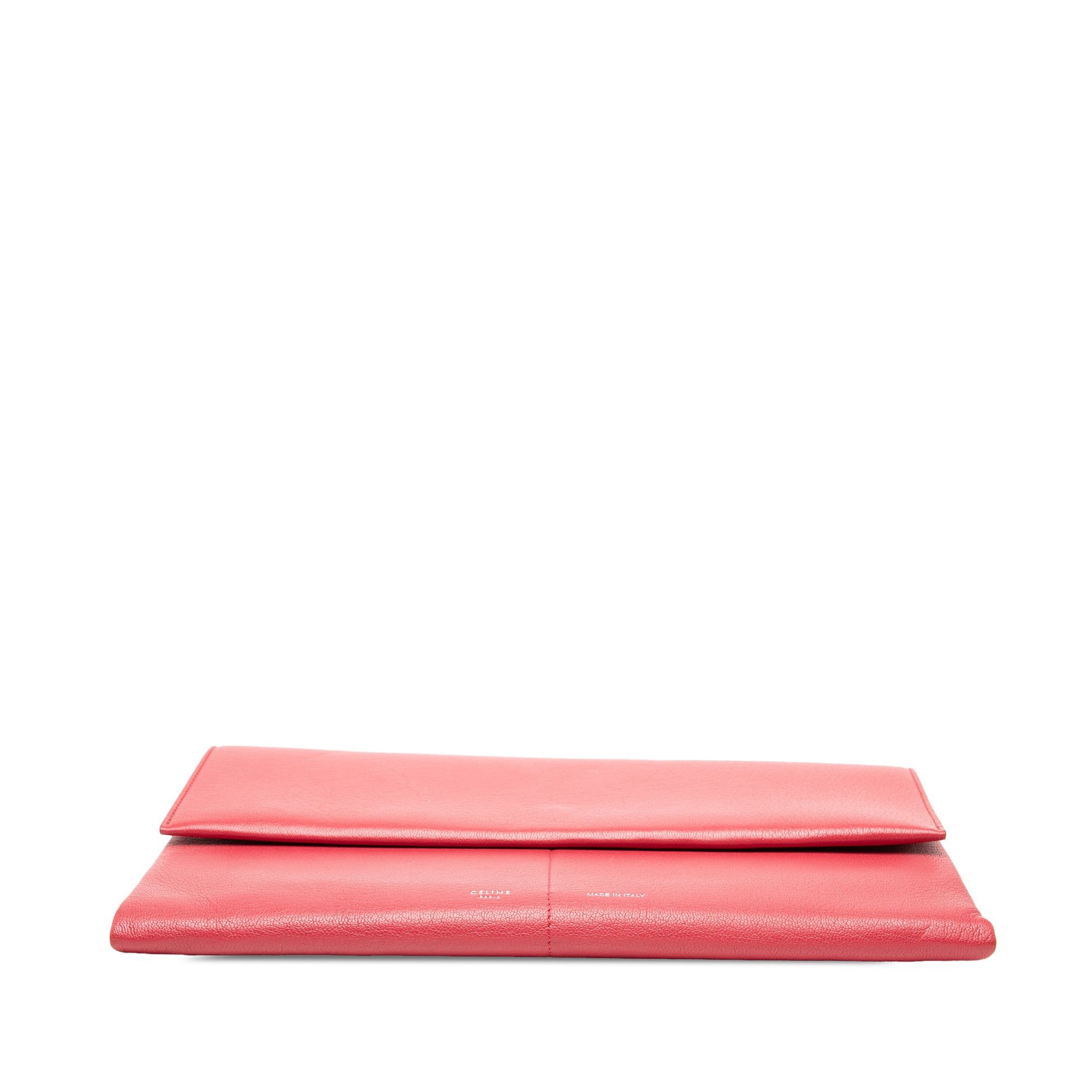 Celine Leather Folded Clutch On Strap Size ONE SIZE - 3 Thumbnail