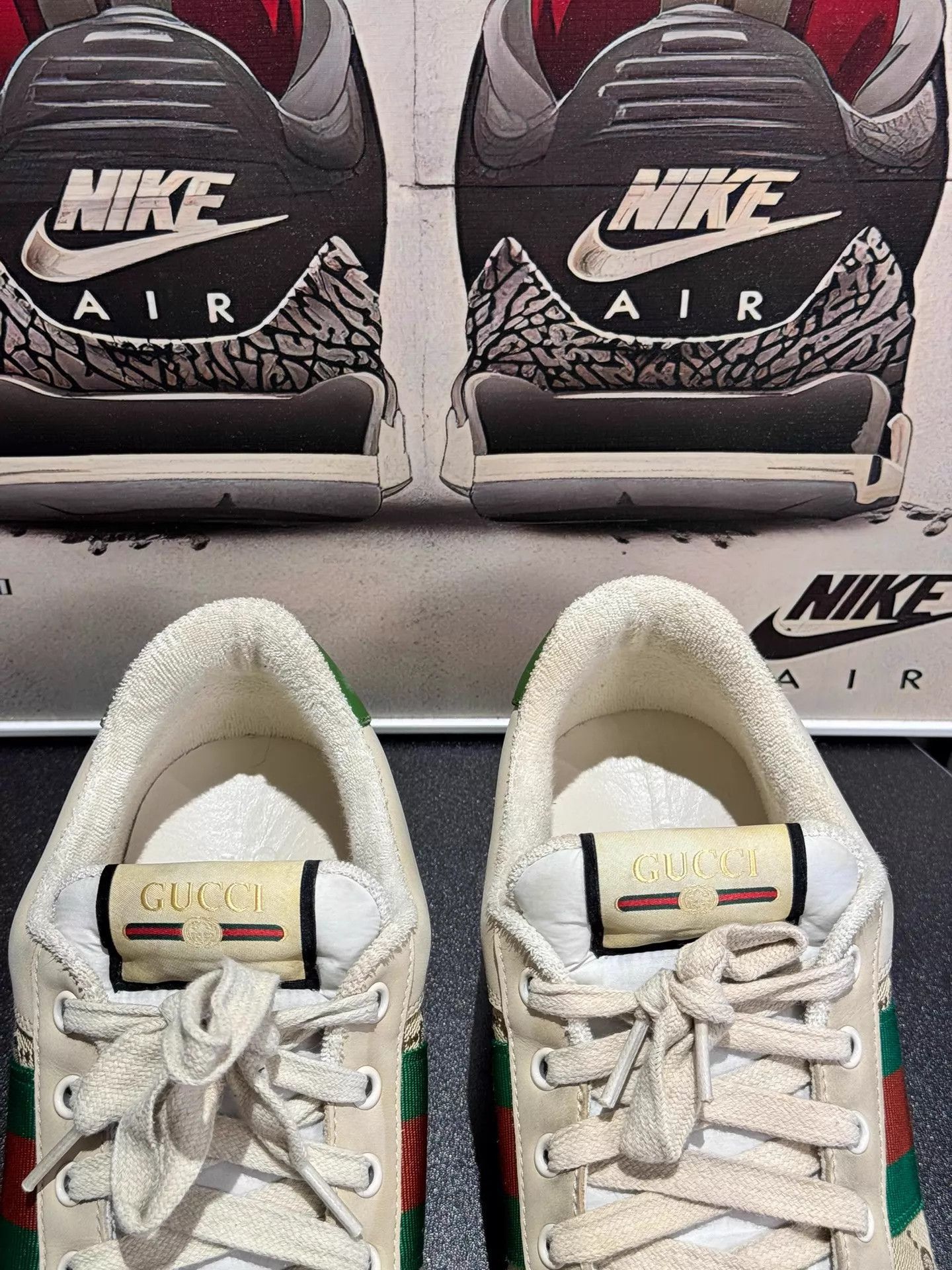 Gucci Multi Color Low-Top Sneakers Size 10.5 Size US 10.5 / EU 43-44 - 3 Thumbnail