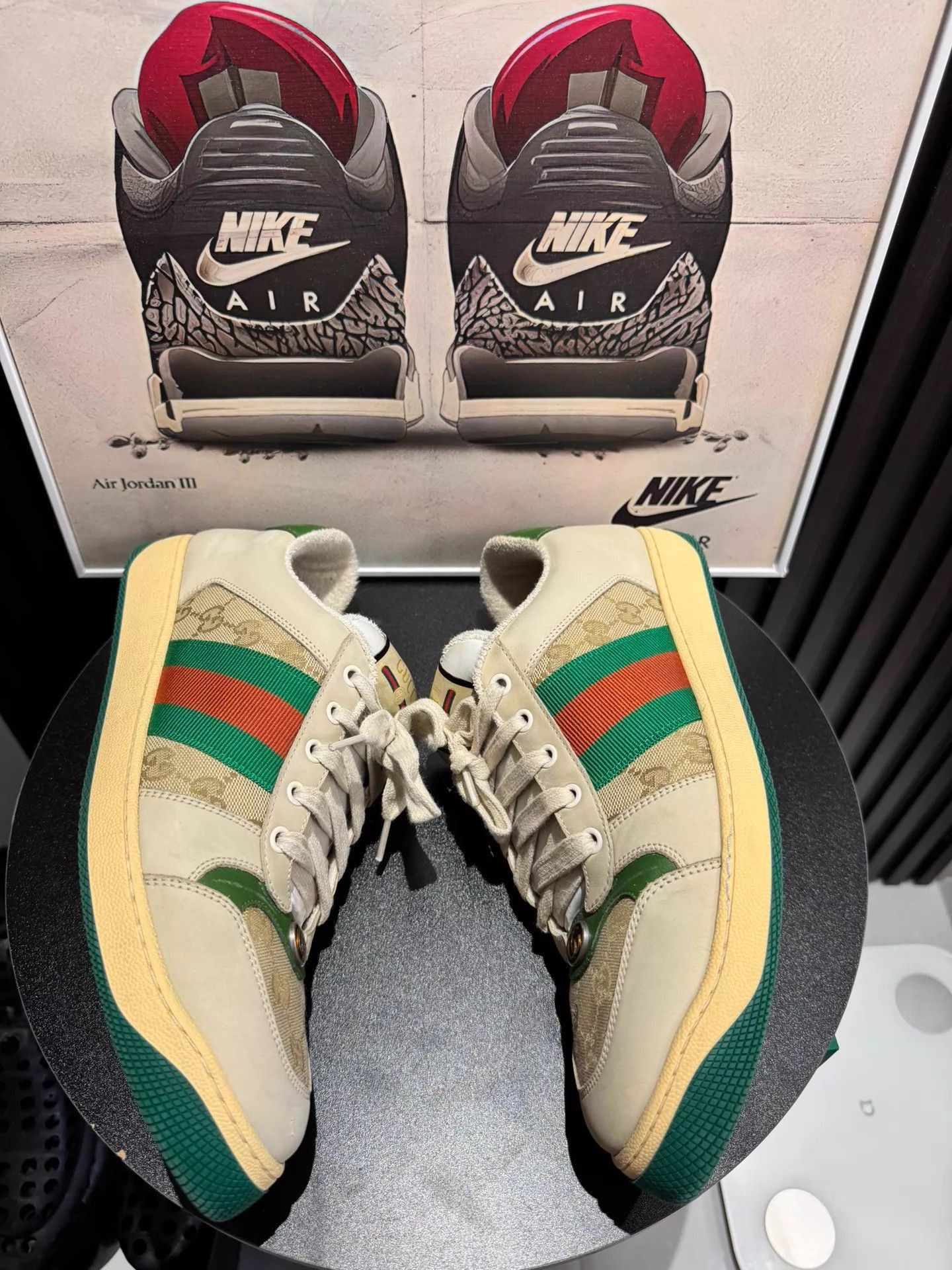 Gucci Multi Color Low-Top Sneakers Size 10.5 Size US 10.5 / EU 43-44 - 4 Thumbnail