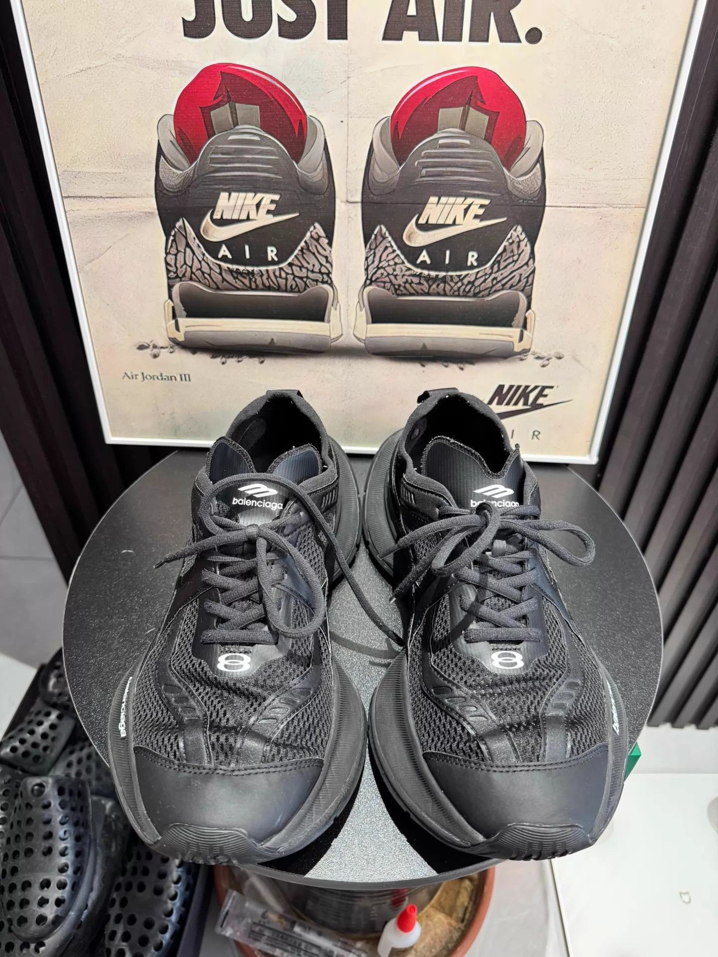 Balenciaga Black Low-Top Sneakers Size 9 Size US 9 / EU 42 - 2 Thumbnail