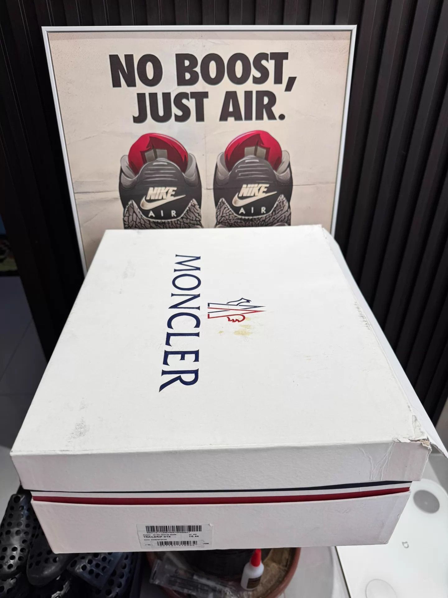 Moncler Black Low-Top Sneakers Size 11 Size US 11 / EU 44 - 9 Thumbnail