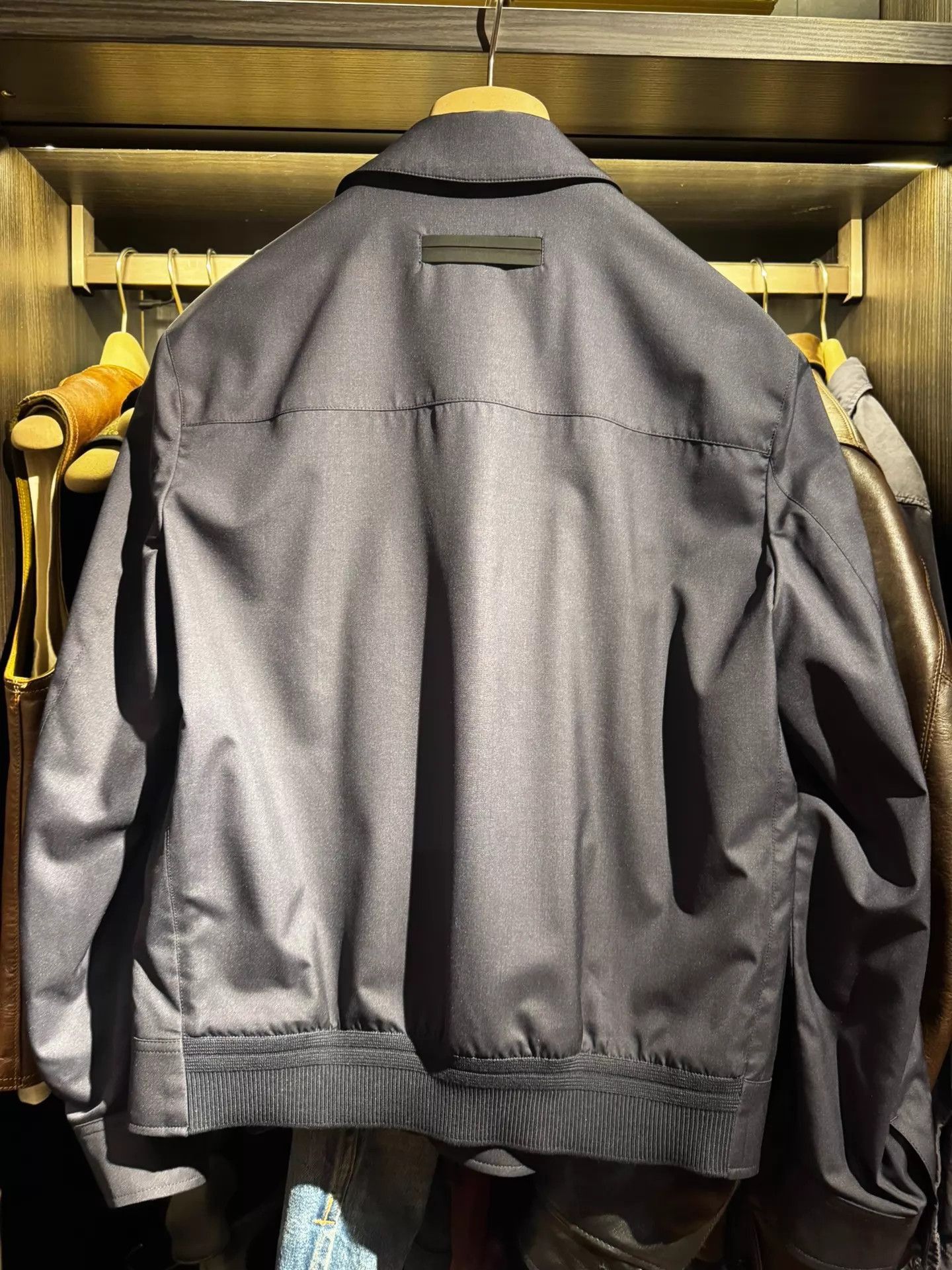 Ermenegildo Zegna Blue Lightweight Zip-Front Jacket Size S Size US S / EU 44-46 / 1 - 6 Thumbnail