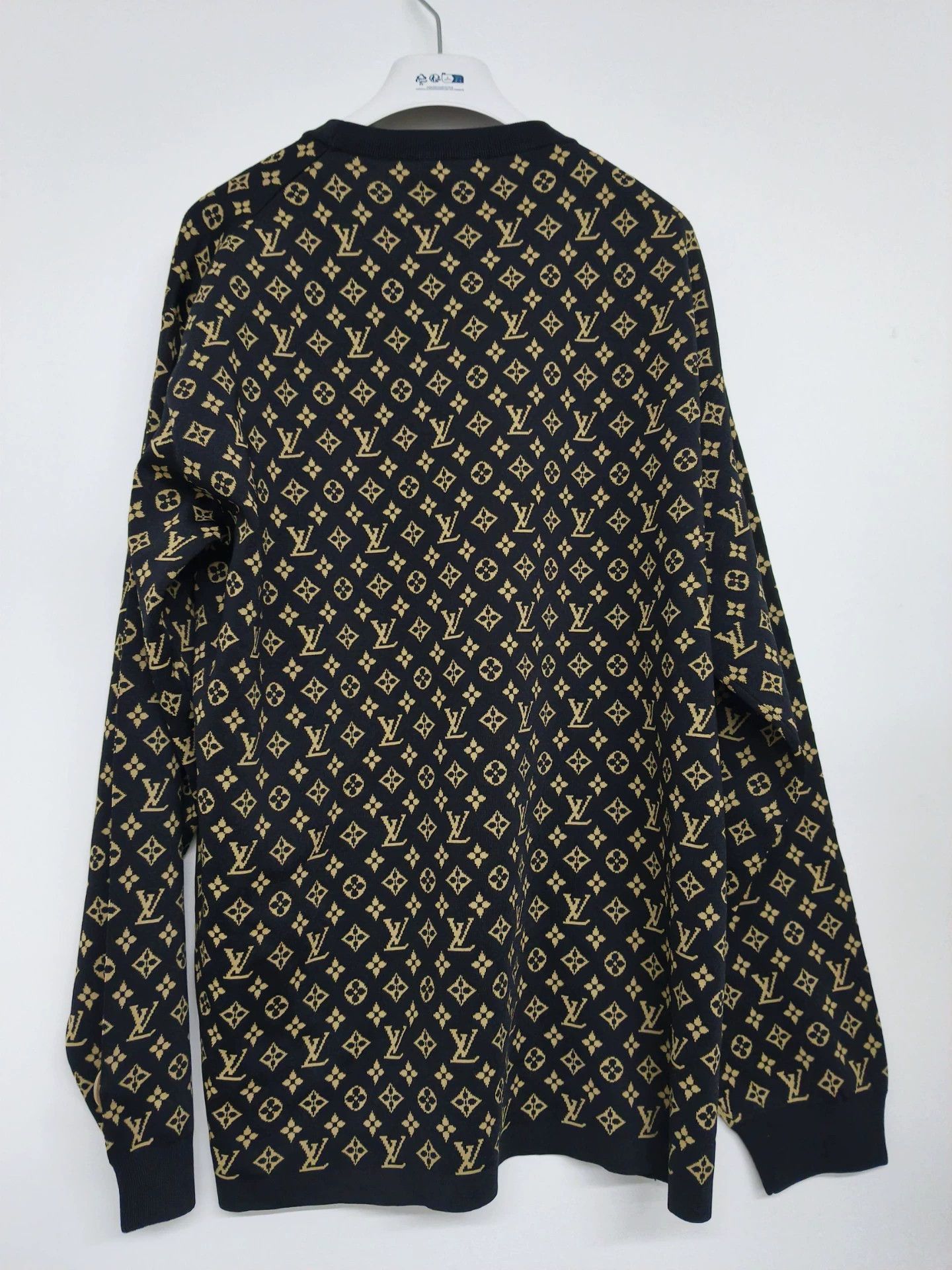 Louis Vuitton Multi Pattern Long Sleeve Knit Sweater Size US L / EU 52-54 / 3 - 2 Thumbnail