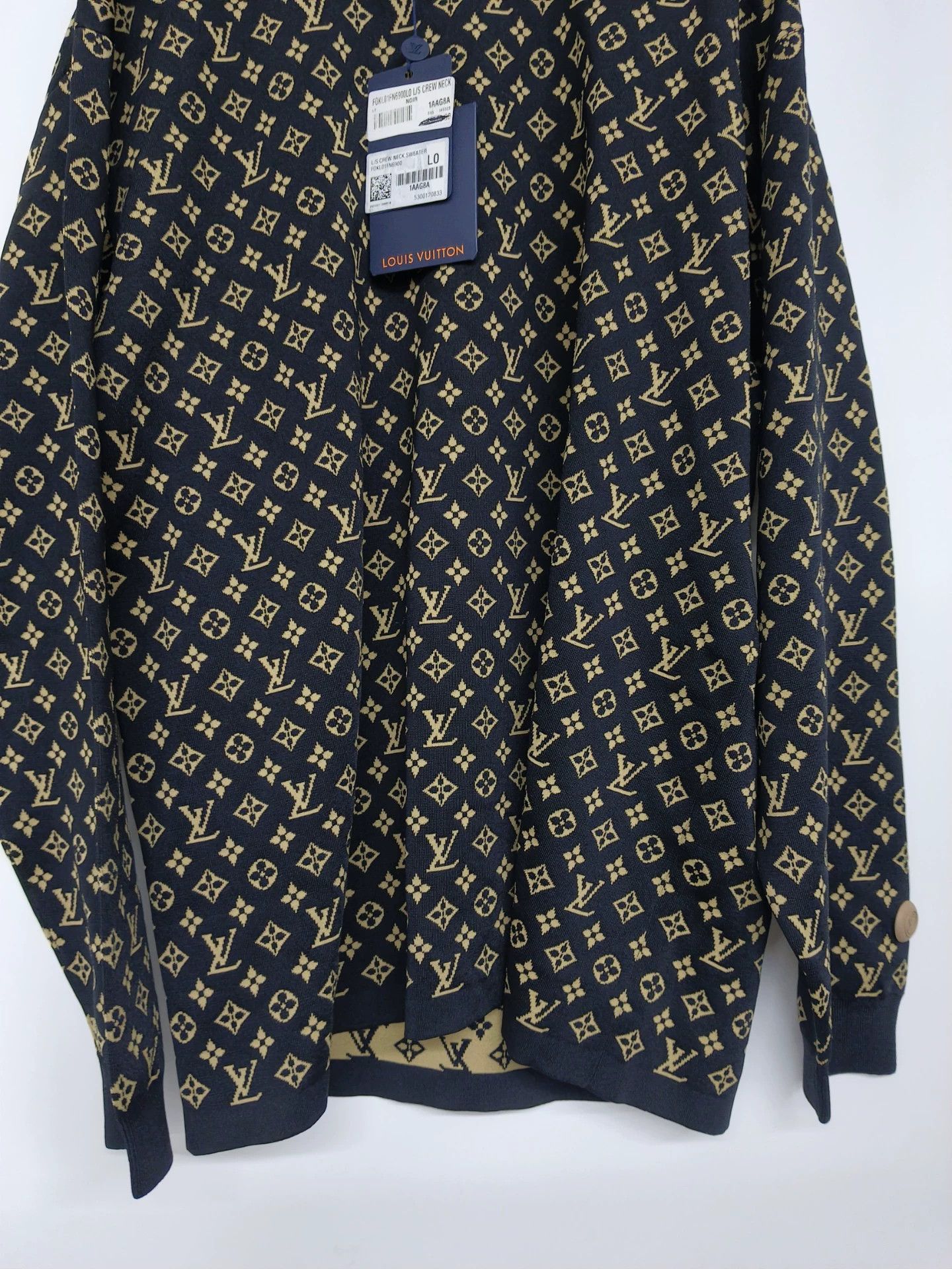 Louis Vuitton Multi Pattern Long Sleeve Knit Sweater Size US L / EU 52-54 / 3 - 6 Thumbnail