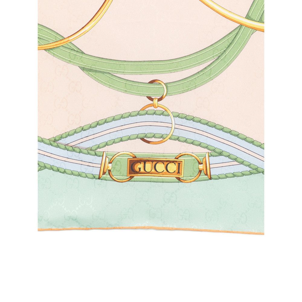 Gucci Gucci GREEN Scarves Size ONE SIZE - 2 Thumbnail