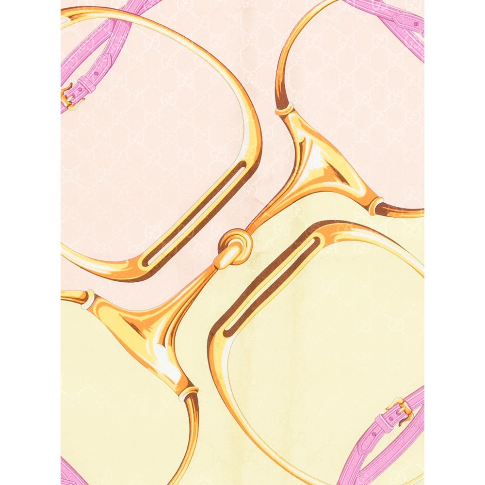 Gucci Gucci PINK Scarves Size ONE SIZE - 3 Thumbnail