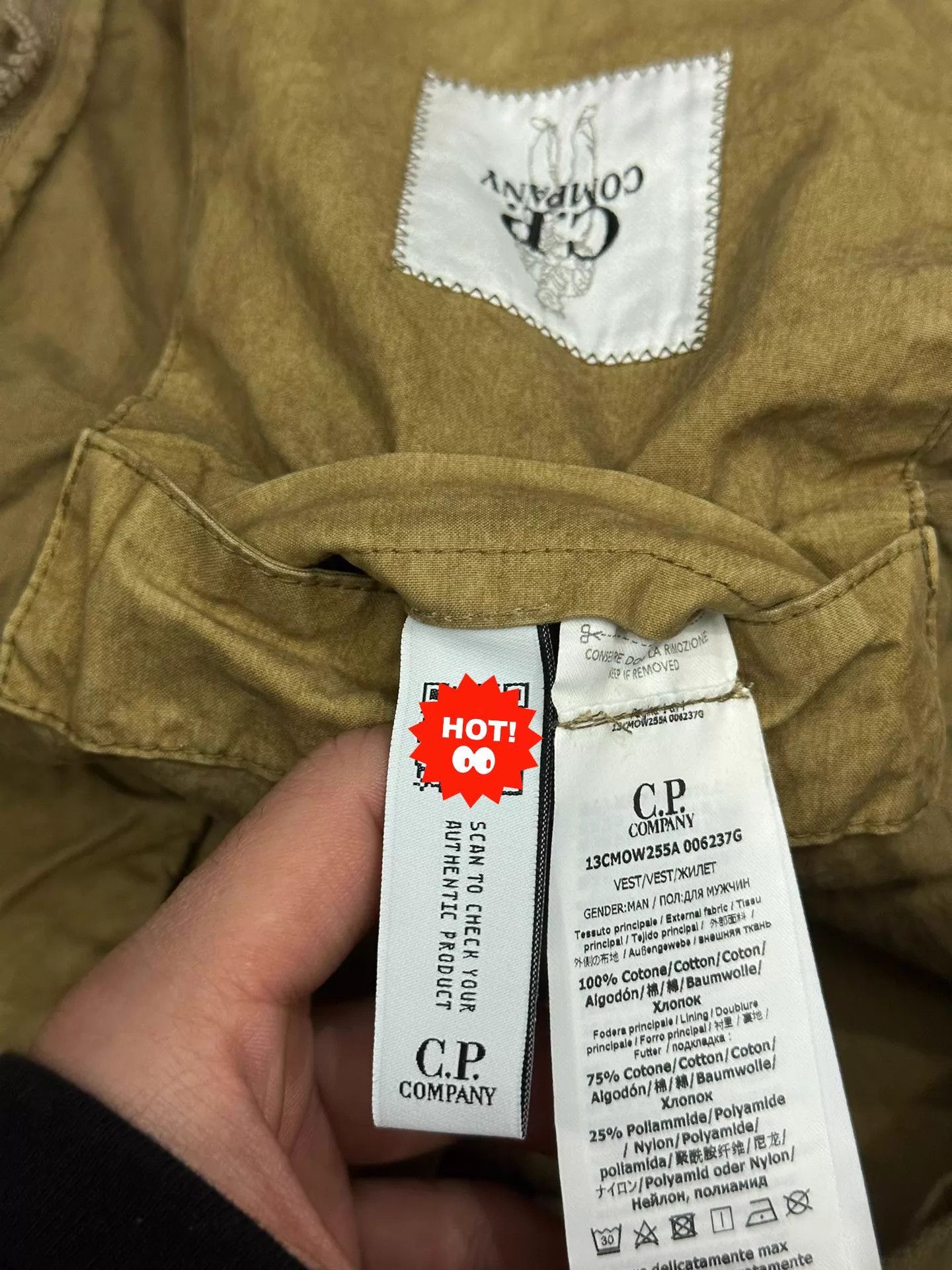 C.P. Company Yellow Multi-Pocket Utility Vest Size US XXL / EU 58 / 5 - 4 Thumbnail