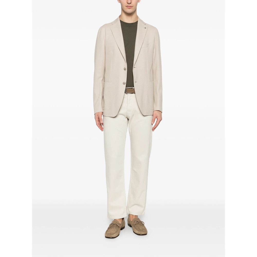 Tagliatore Tagliatore NEUTRALS Jackets - Blazers Size US L / EU 52-54 / 3 - 2 Thumbnail
