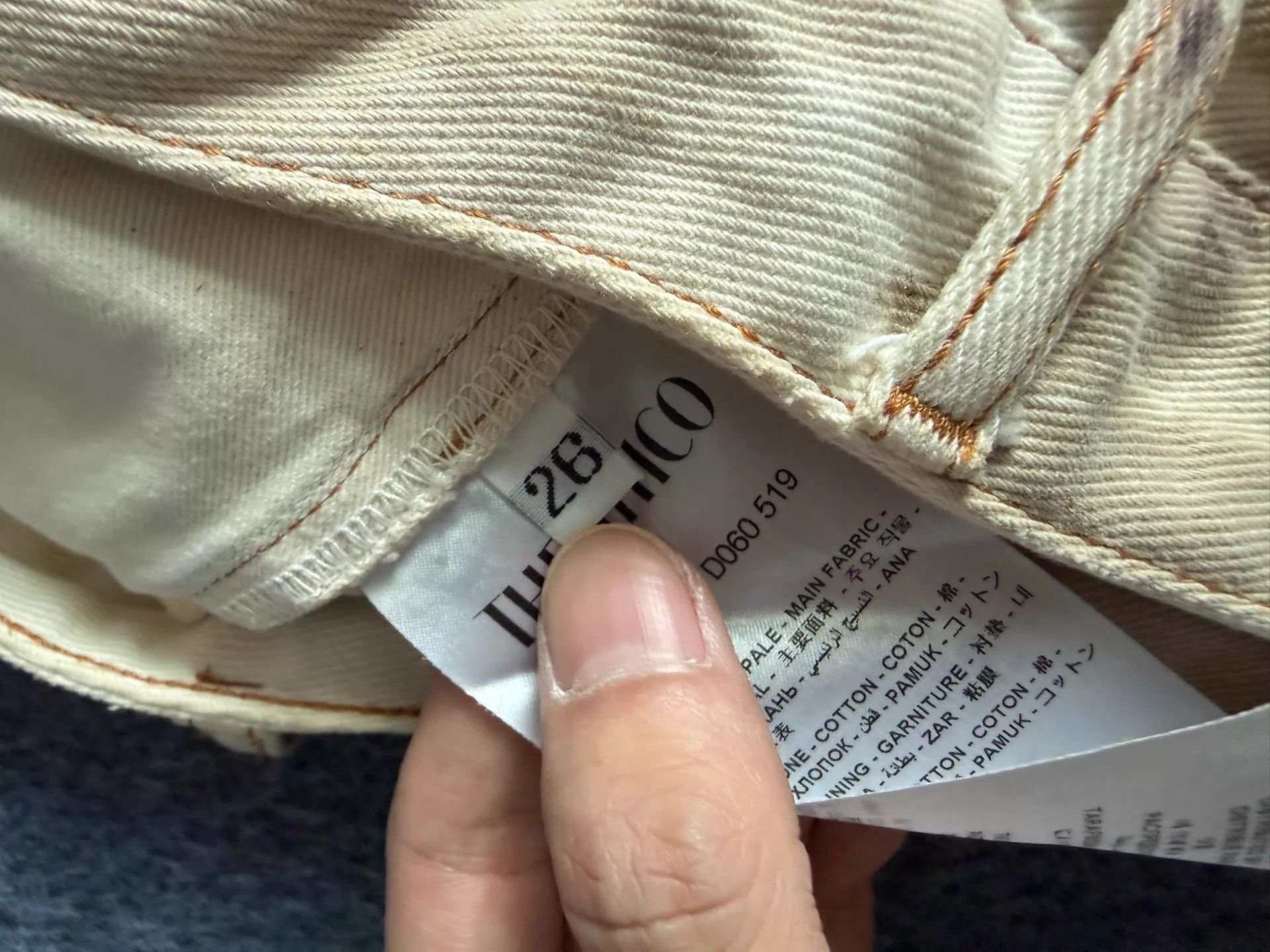 In The Attic Beige Cargo Pants with Multiple Utility Pockets Size US 28 / EU 44 - 4 Thumbnail