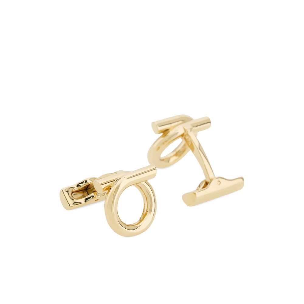Salvatore Ferragamo Ferragamo GOLD Cufflinks Size ONE SIZE - 4 Thumbnail