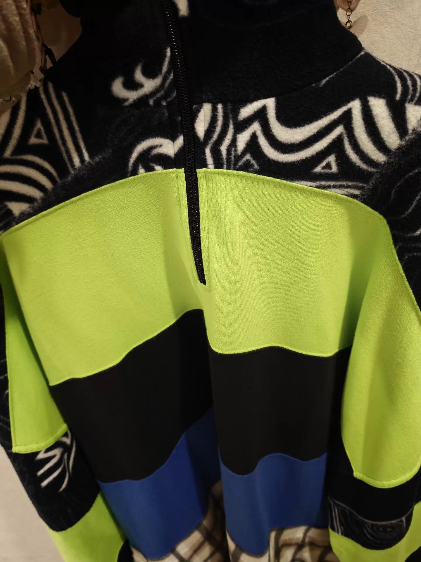 Balenciaga Multi Color Puffy Long Coat XS Size US XS / EU 42 / 0 - 3 Thumbnail