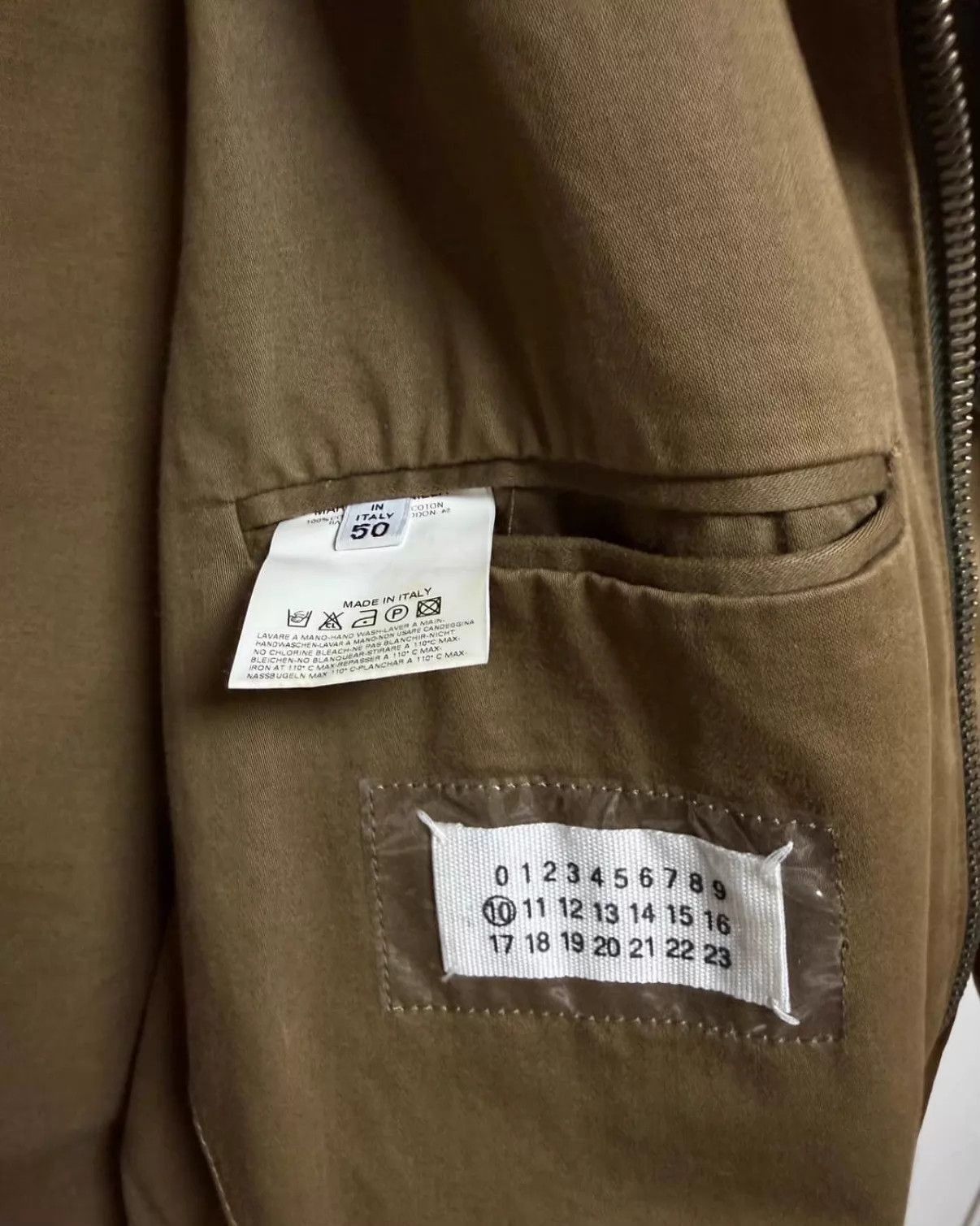 Maison Margiela Brown Utility Jacket with Multiple Pockets Size US M / EU 48-50 / 2 - 5 Thumbnail