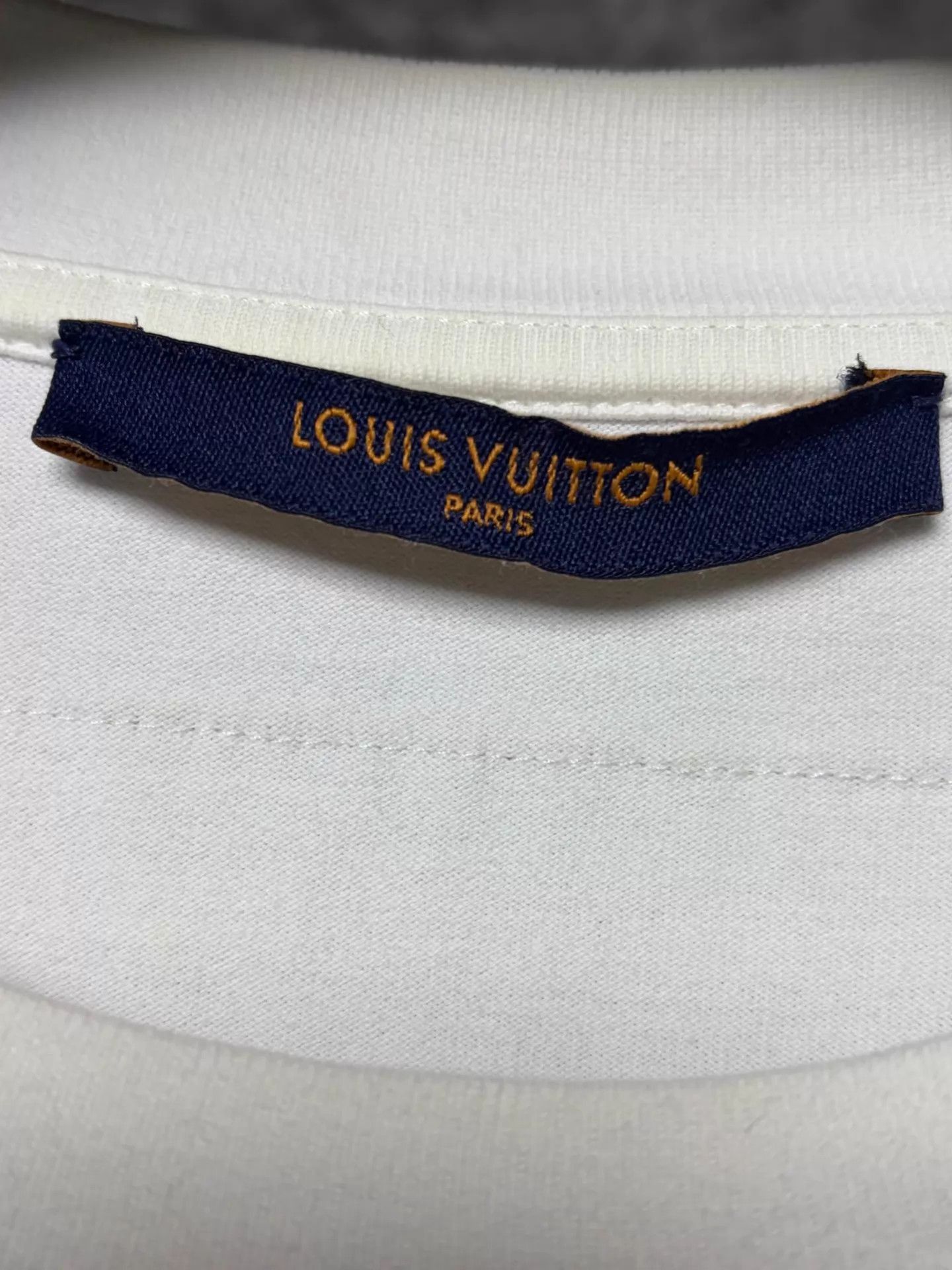 Louis Vuitton White Graphic Short Sleeve T-Shirt Size US S / EU 44-46 / 1 - 3 Thumbnail