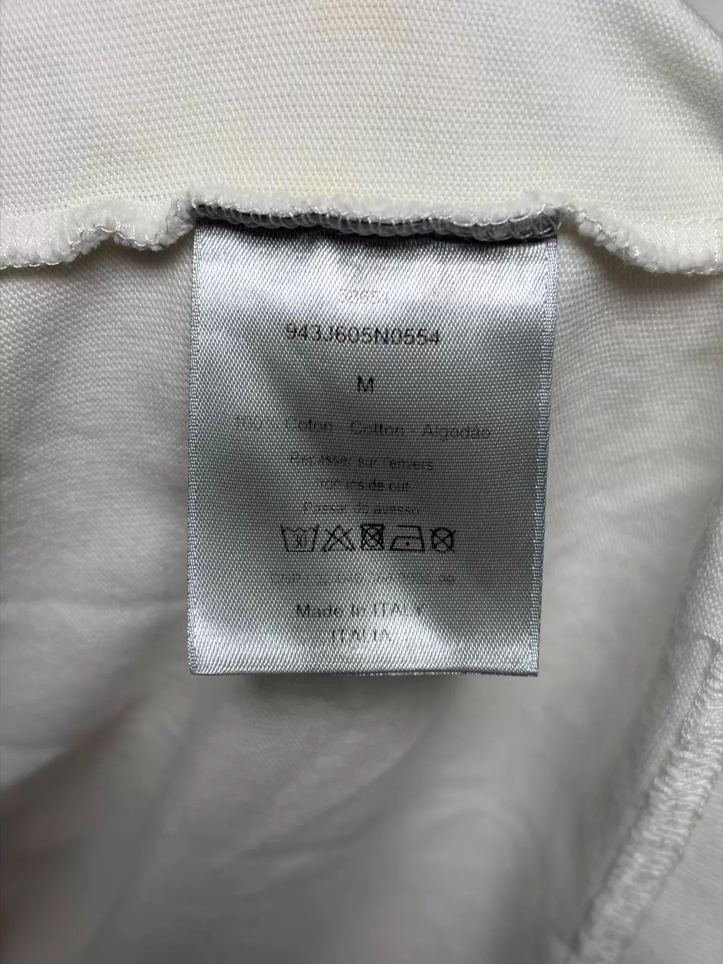 Dior White Short Sleeve Graphic T-Shirt with Bag Print Size US M / EU 48-50 / 2 - 4 Thumbnail