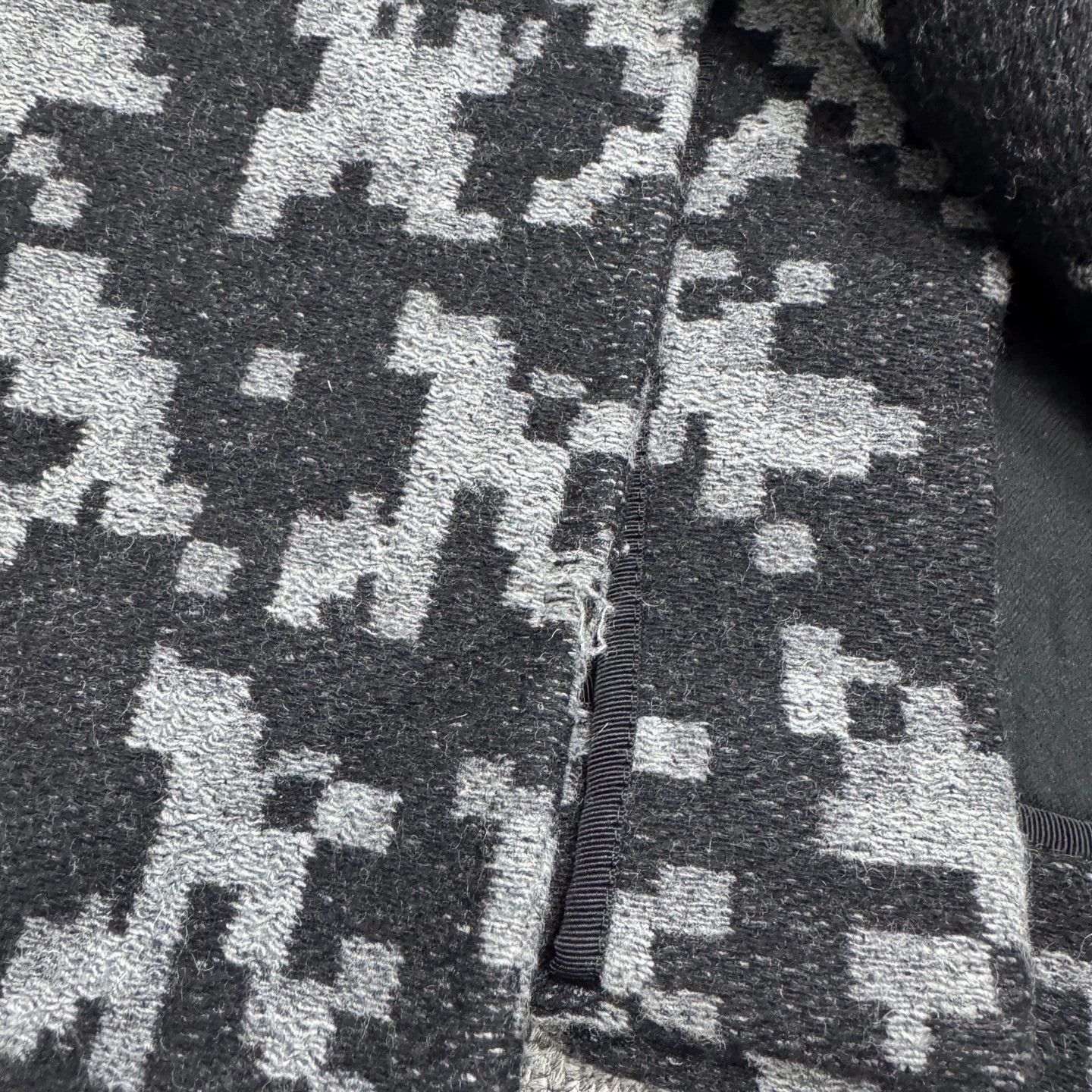Neil Barrett Gray Patterned Long Coat Size S Size US S / EU 44-46 / 1 - 2 Thumbnail