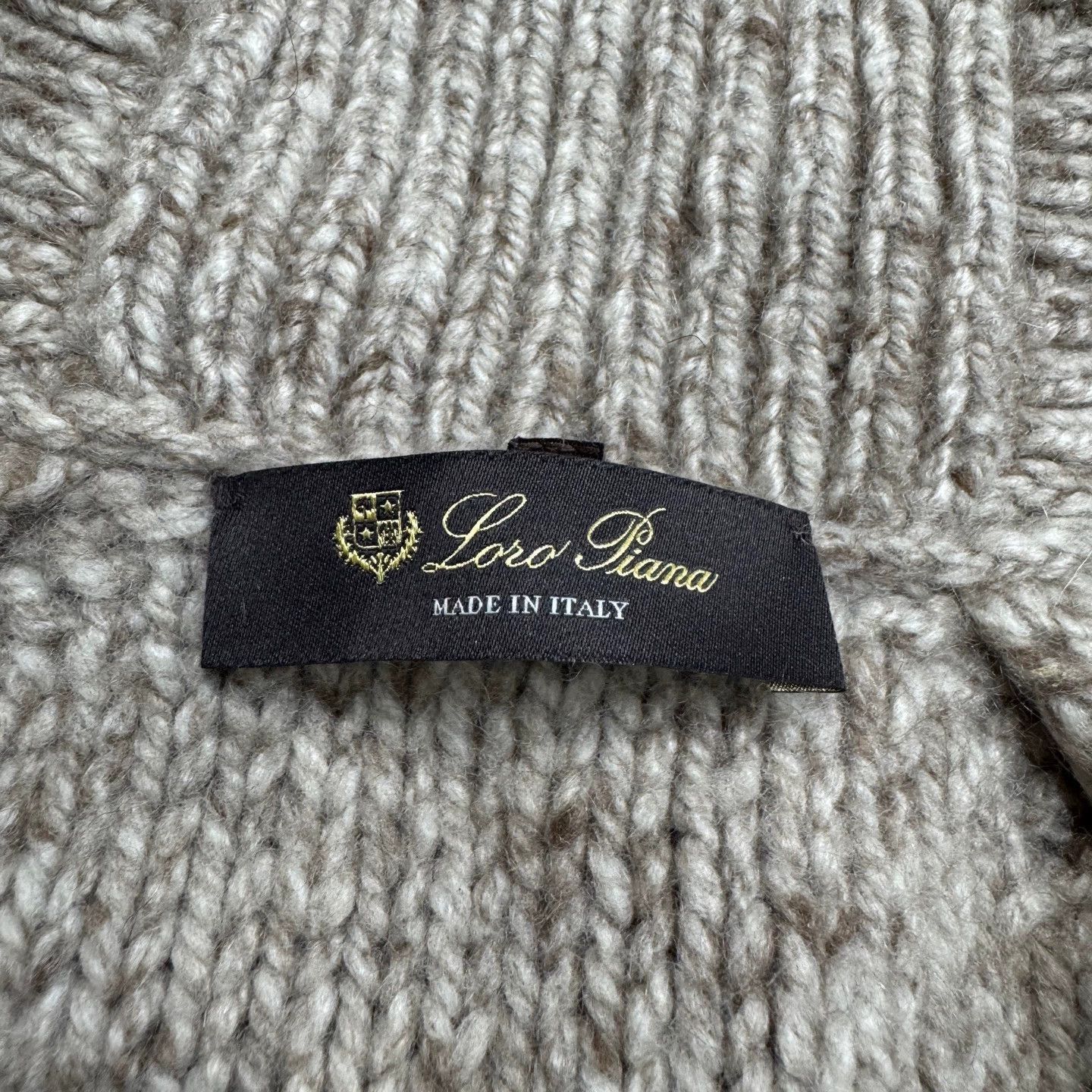 Loro Piana Beige Button-Up Knit Sweater Size S Size US S / EU 44-46 / 1 - 2 Thumbnail