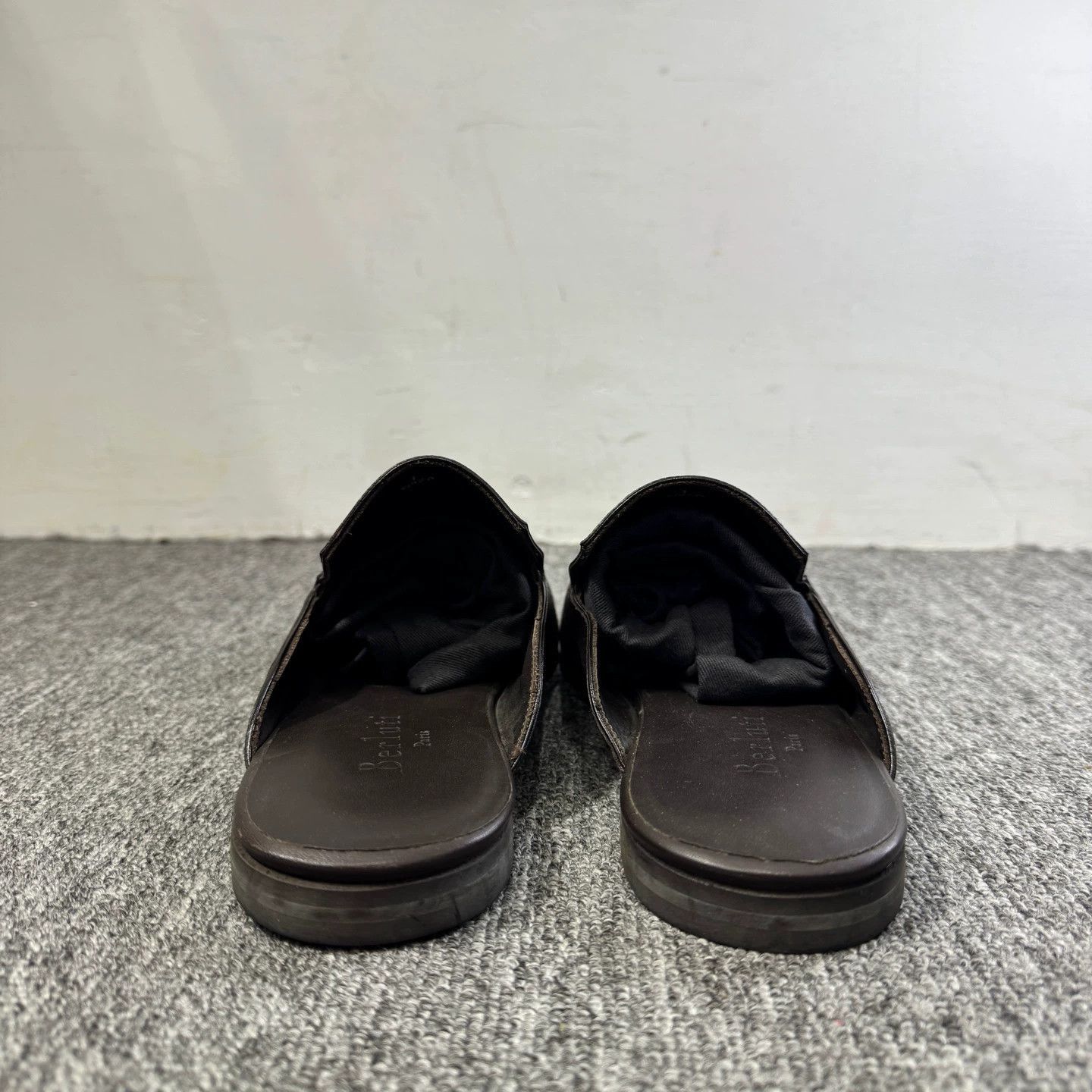 Berluti Black Leather Slip-On Mules Size 7 Size US 7 / EU 40 - 3 Thumbnail