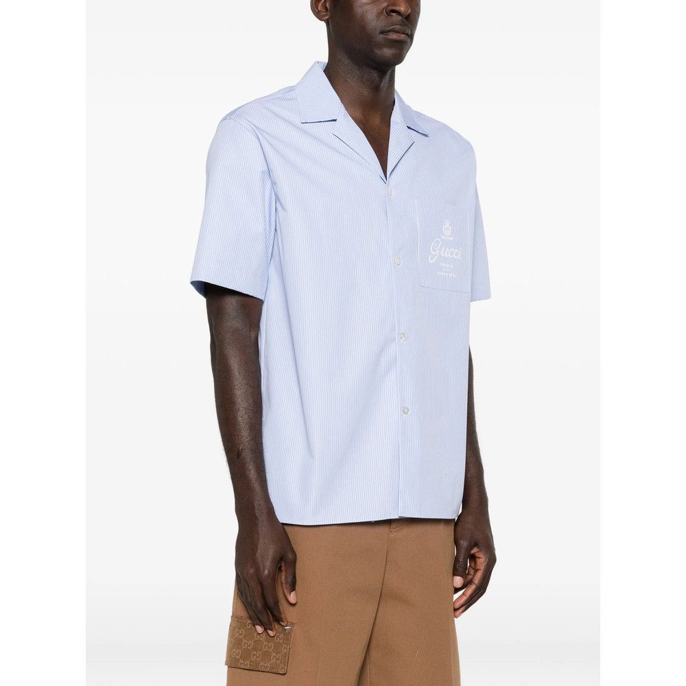 Gucci Gucci BLUE Shirts Size US XL / EU 56 / 4 - 3 Thumbnail