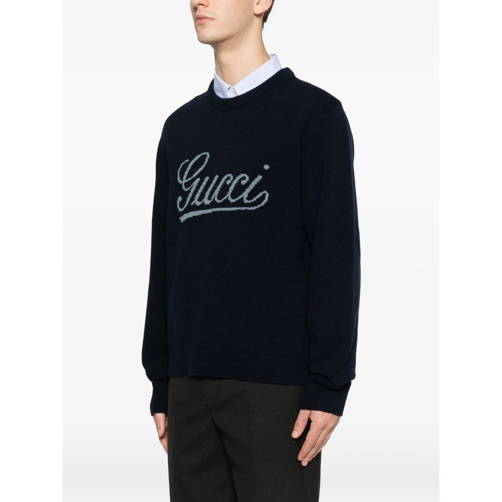 Gucci Gucci BLUE Sweaters & Knitwear - Jumpers Size US L / EU 52-54 / 3 - 3 Thumbnail