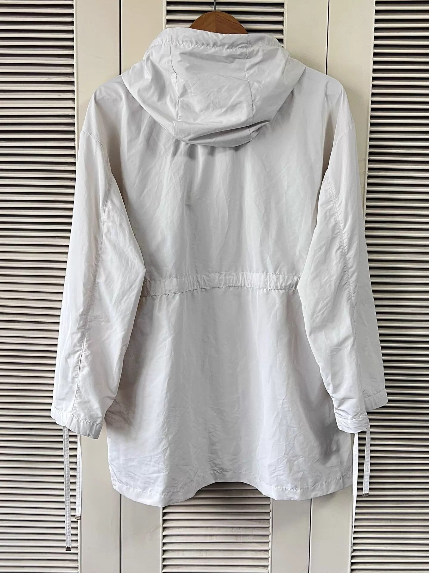 Moncler White Hooded Light Jacket - XXS Size US XXS / EU 40 - 2 Thumbnail