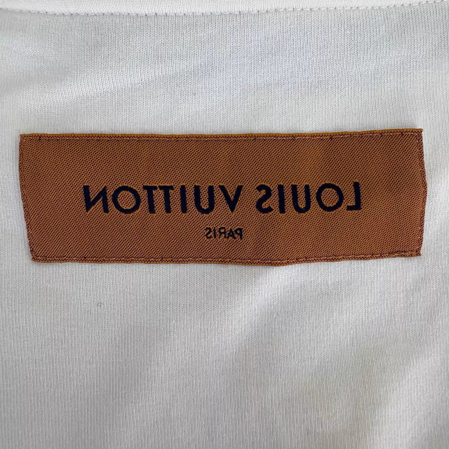 Louis Vuitton White Short-Sleeve Crewneck Shirt Size US XL / EU 56 / 4 - 7 Thumbnail