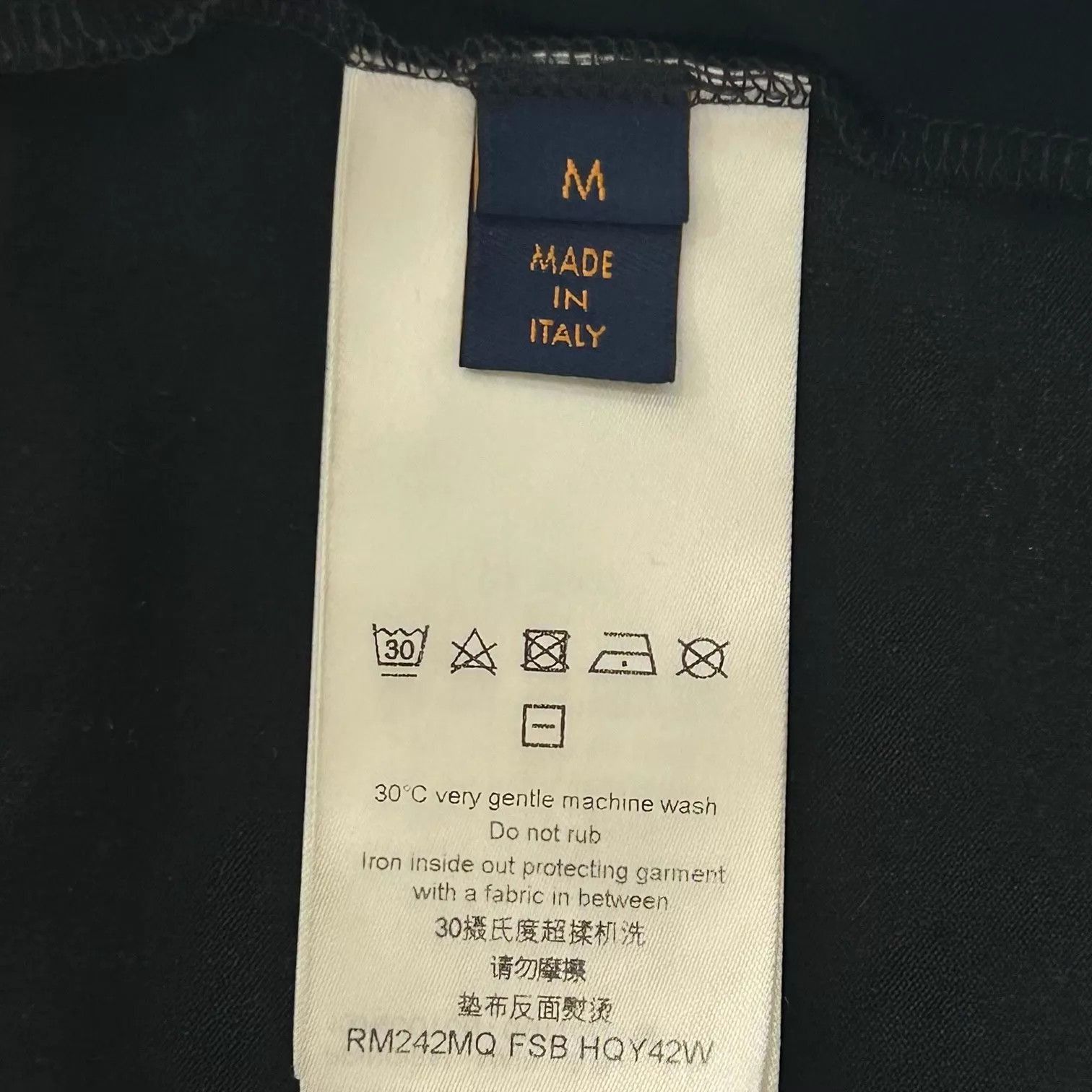 Louis Vuitton Black Short Sleeve Patterned T-Shirt Size M Size US M / EU 48-50 / 2 - 4 Thumbnail