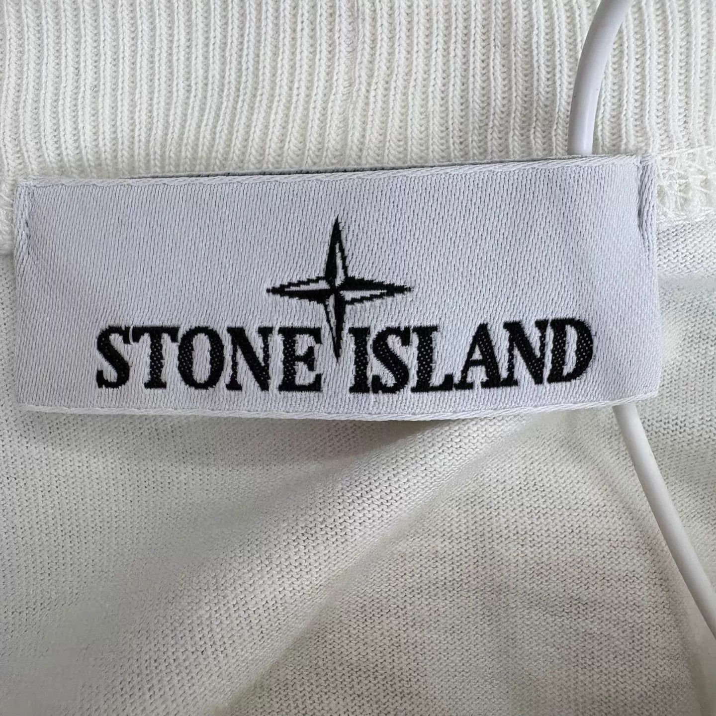 Stone Island White Short-Sleeve Crewneck Shirt Size US XXL / EU 58 / 5 - 3 Thumbnail