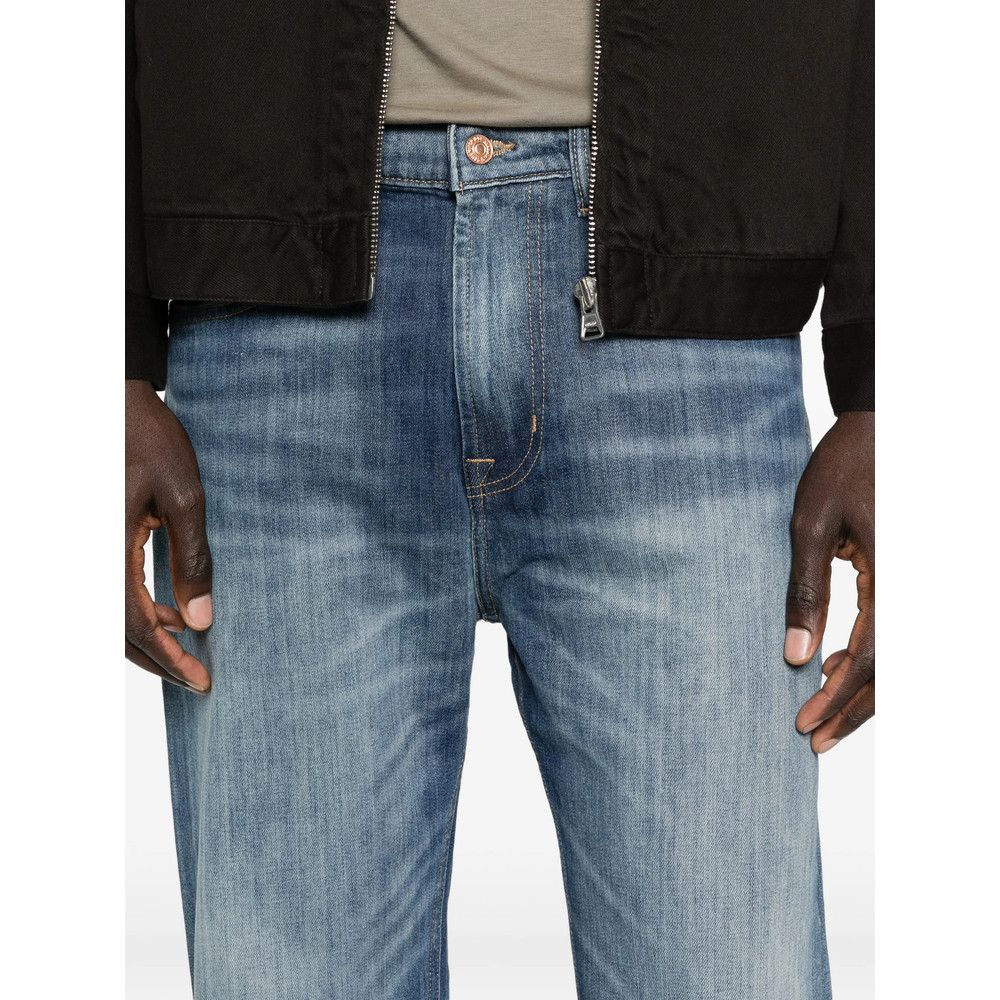 7 For All Mankind 7 For All Mankind BLUE Denim - Regular & Straight-Leg Jeans Size US 31 - 2 Thumbnail