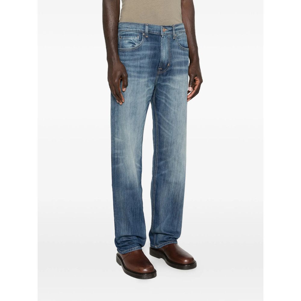 7 For All Mankind 7 For All Mankind BLUE Denim - Regular & Straight-Leg Jeans Size US 31 - 3 Thumbnail