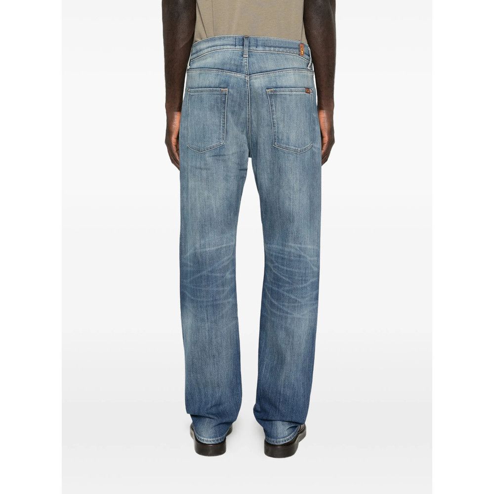 7 For All Mankind 7 For All Mankind BLUE Denim - Regular & Straight-Leg Jeans Size US 31 - 5 Thumbnail