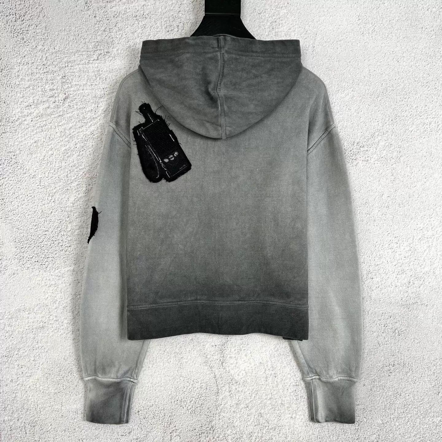 Louis Vuitton Gray Oversized Hoodie with Embroidered Patches Size US S / EU 44-46 / 1 - 2 Thumbnail