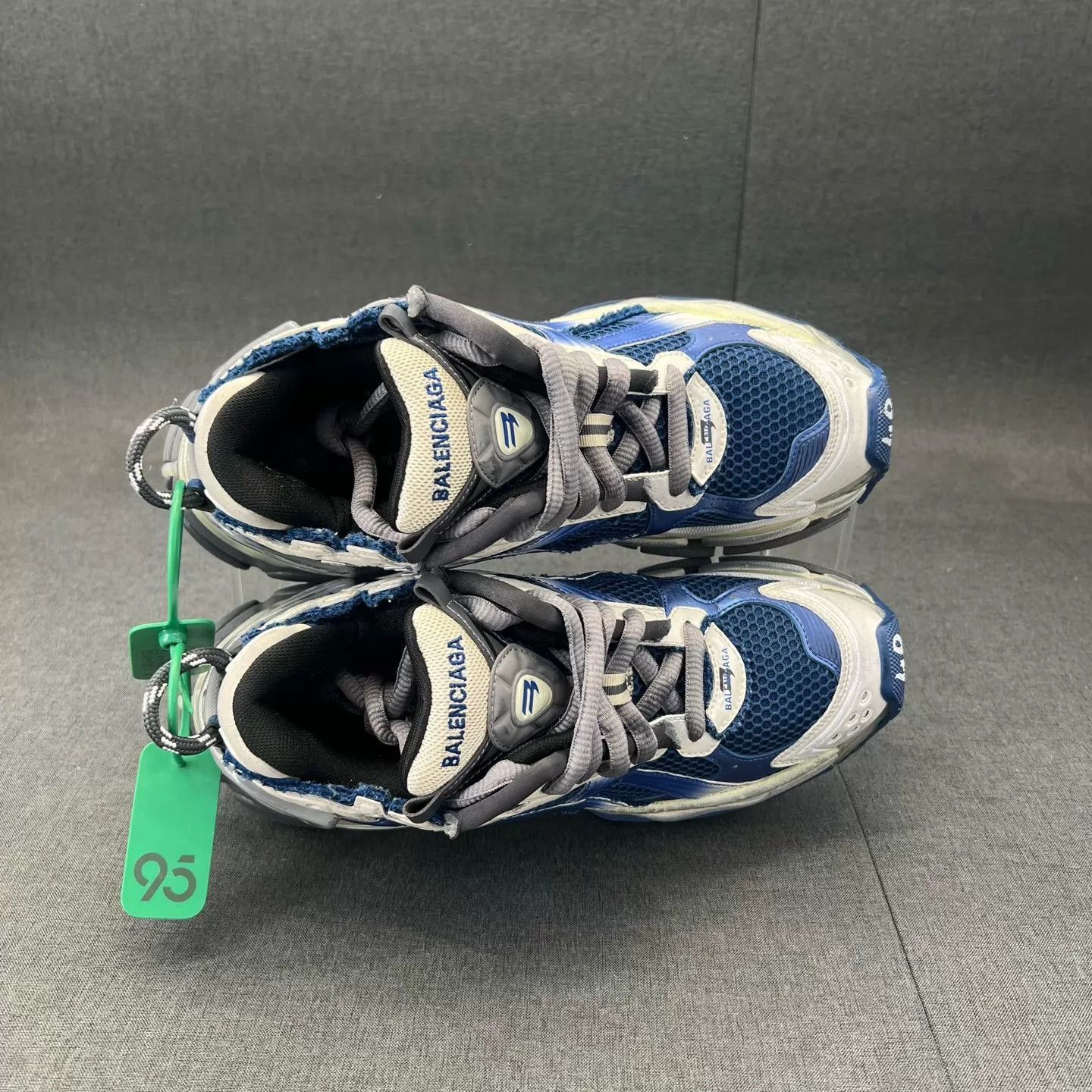 Balenciaga Blue Low-Top Sneakers Size 7 Size US 7 / EU 40 - 2 Thumbnail