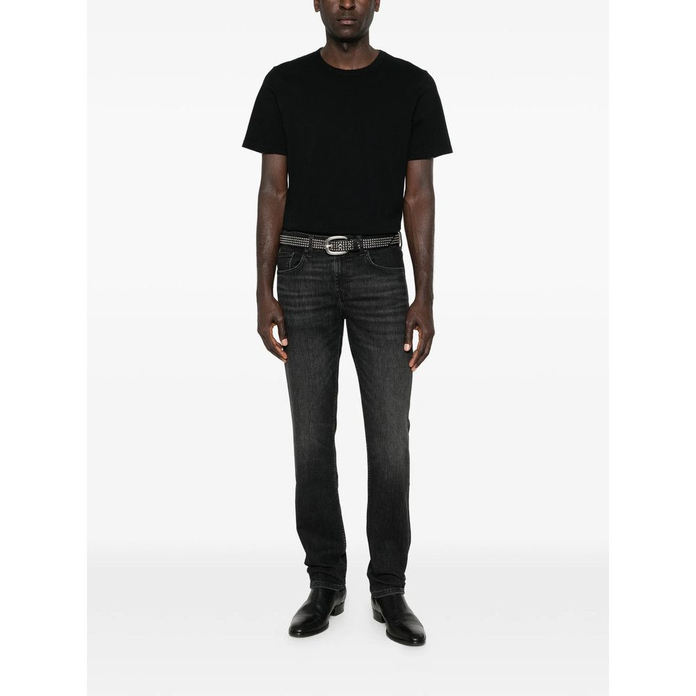 7 For All Mankind 7 For All Mankind BLACK Denim - Slim-Fit Jeans Size US 32 / EU 48 - 4 Thumbnail