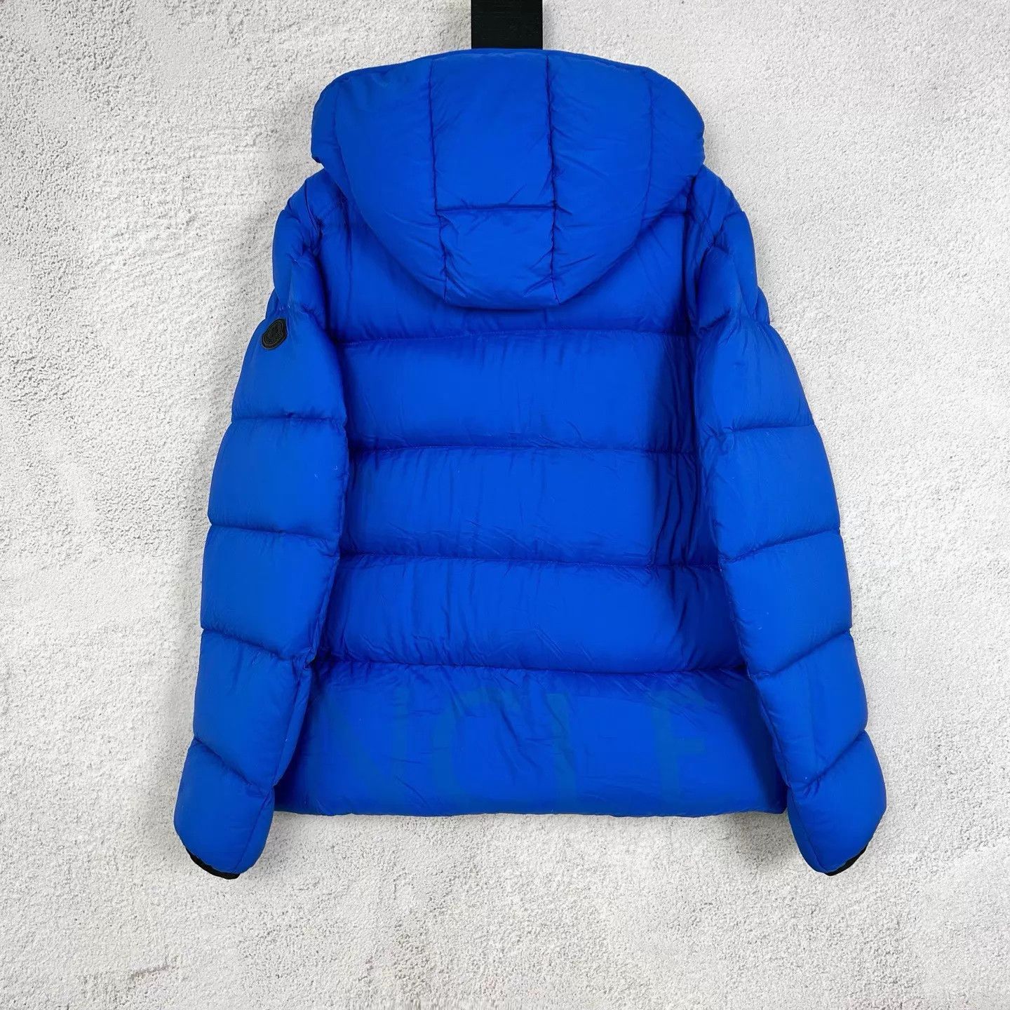 Moncler Blue Puffer Jacket with Hood - Size M Size US M / EU 48-50 / 2 - 2 Thumbnail