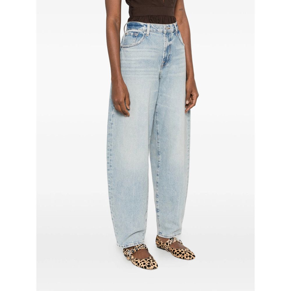 7 For All Mankind 7 For All Mankind BLUE Denim - Tapered Jeans Size 26" / US 2 / IT 38 - 3 Thumbnail