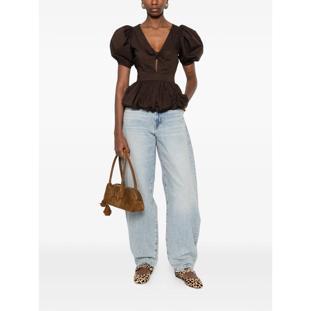 7 For All Mankind 7 For All Mankind BLUE Denim - Tapered Jeans Size 26" / US 2 / IT 38 - 2 Thumbnail