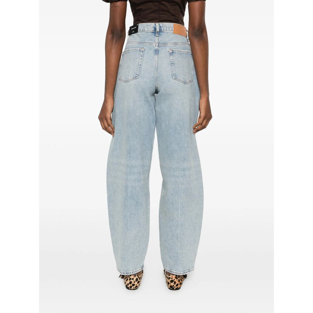 7 For All Mankind 7 For All Mankind BLUE Denim - Tapered Jeans Size 26" / US 2 / IT 38 - 4 Thumbnail